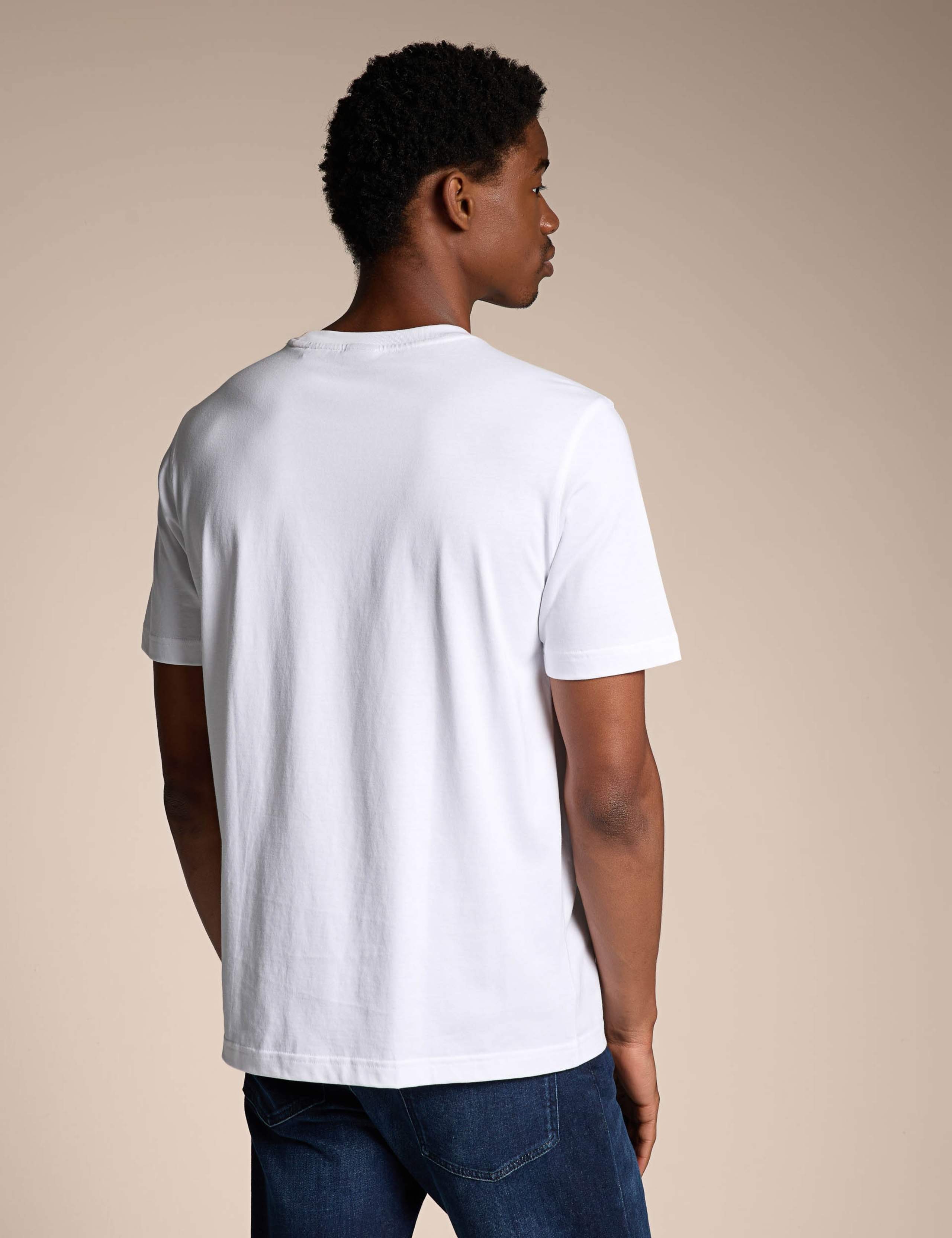 Pure Cotton Crew Neck T-Shirt 3 of 4