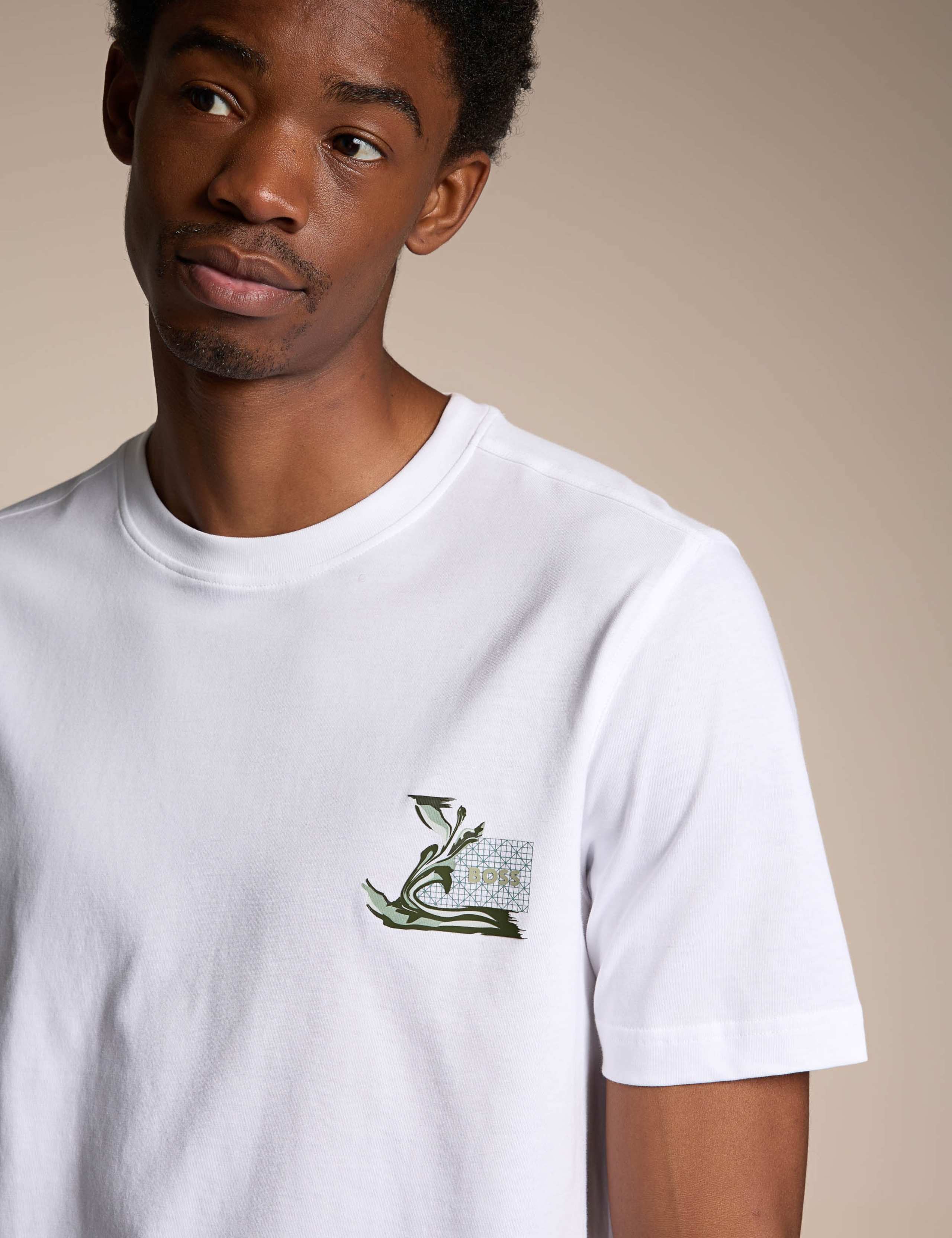 Pure Cotton Crew Neck T-Shirt 4 of 4