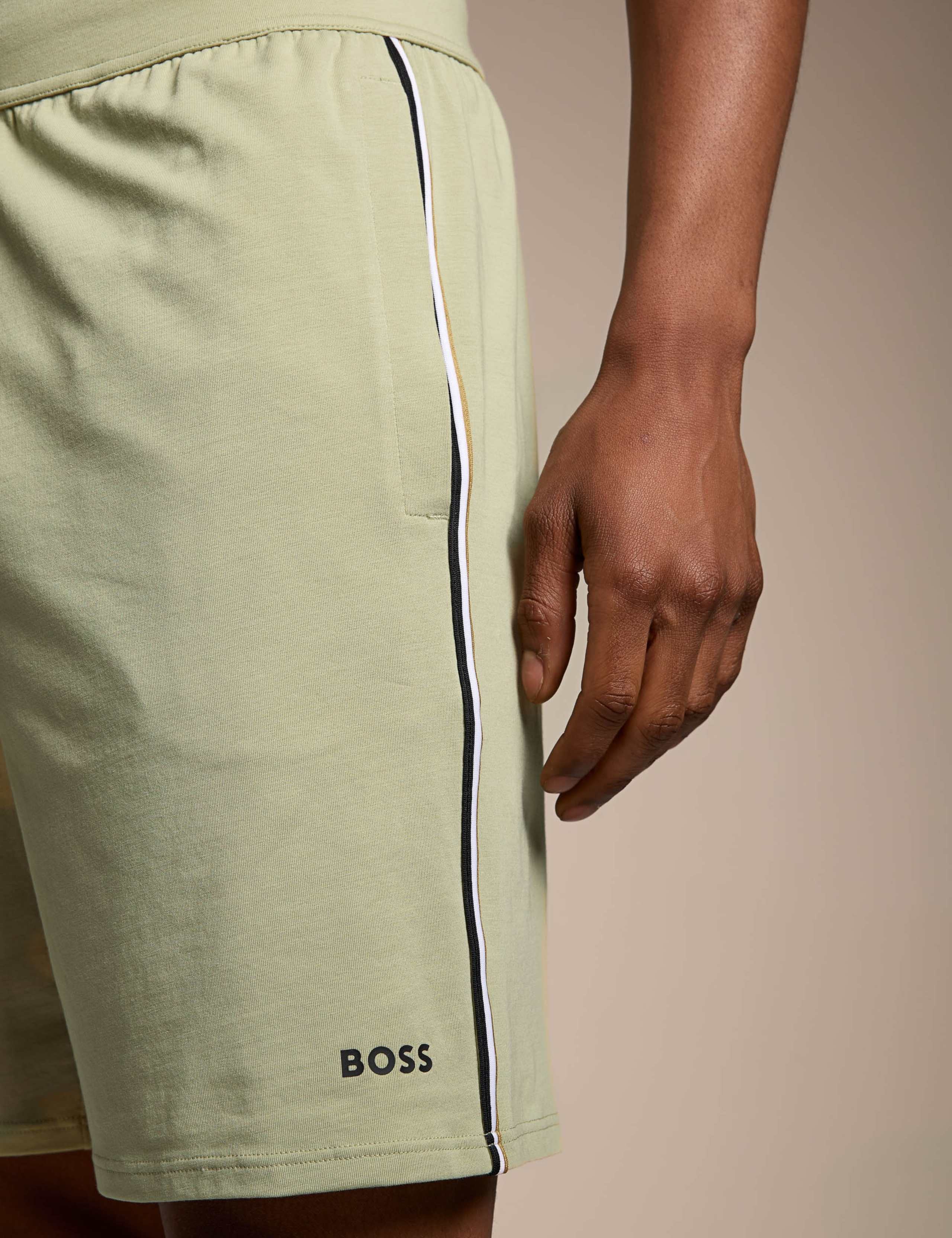 Elasticated Waist Side Stripe Jersey Shorts 4 of 4