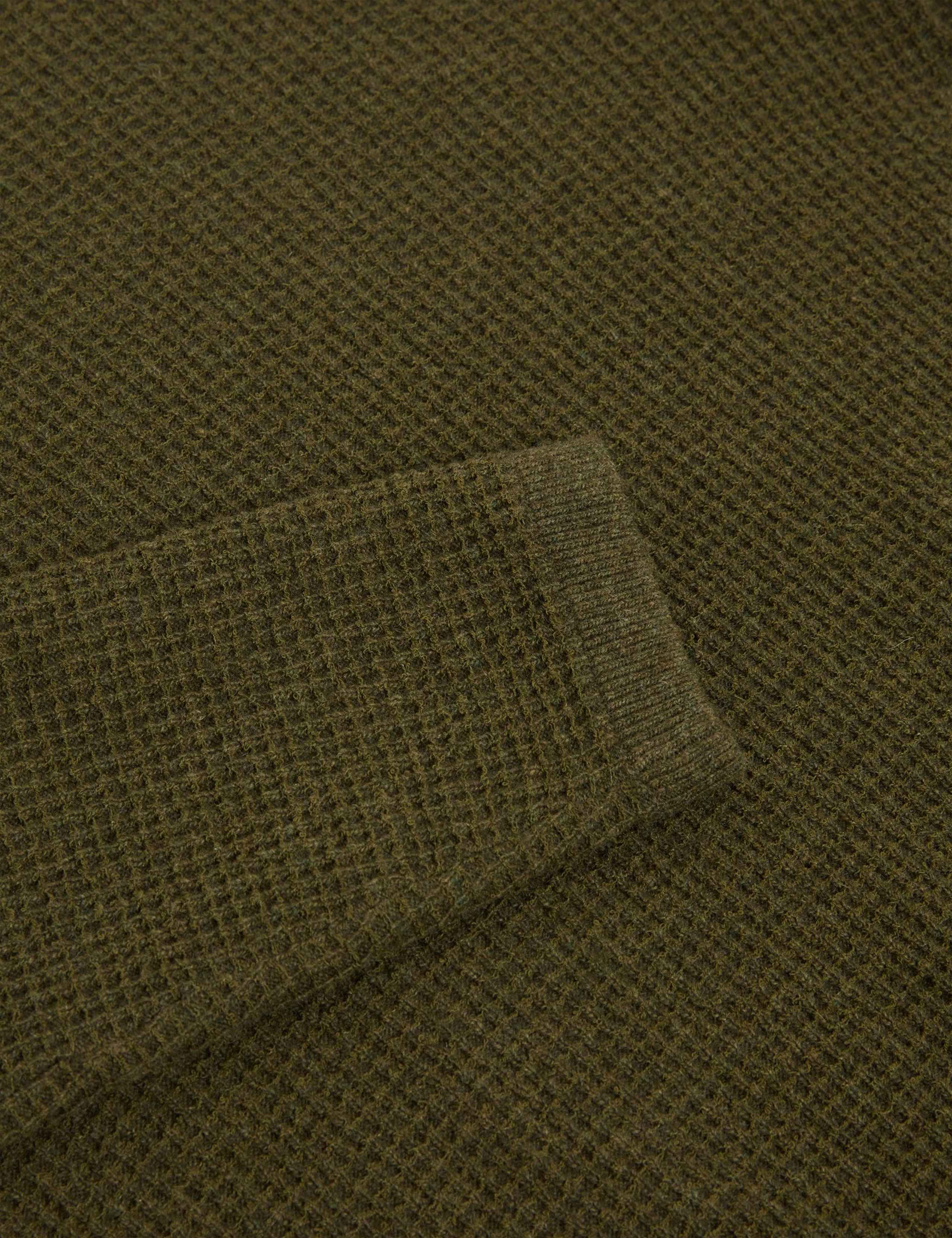 Wool Rich Waffle Textured Crew Neck Jumper 4 of 5