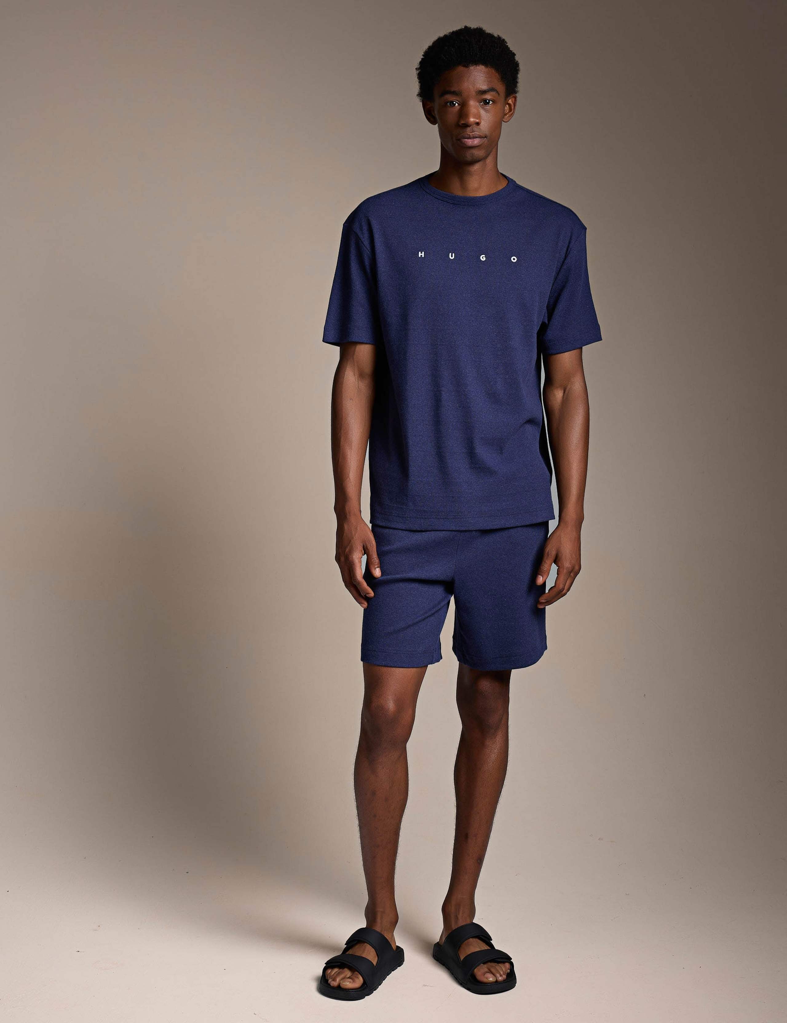 Cotton Rich Ribbed Logo T-Shirt 2 of 4