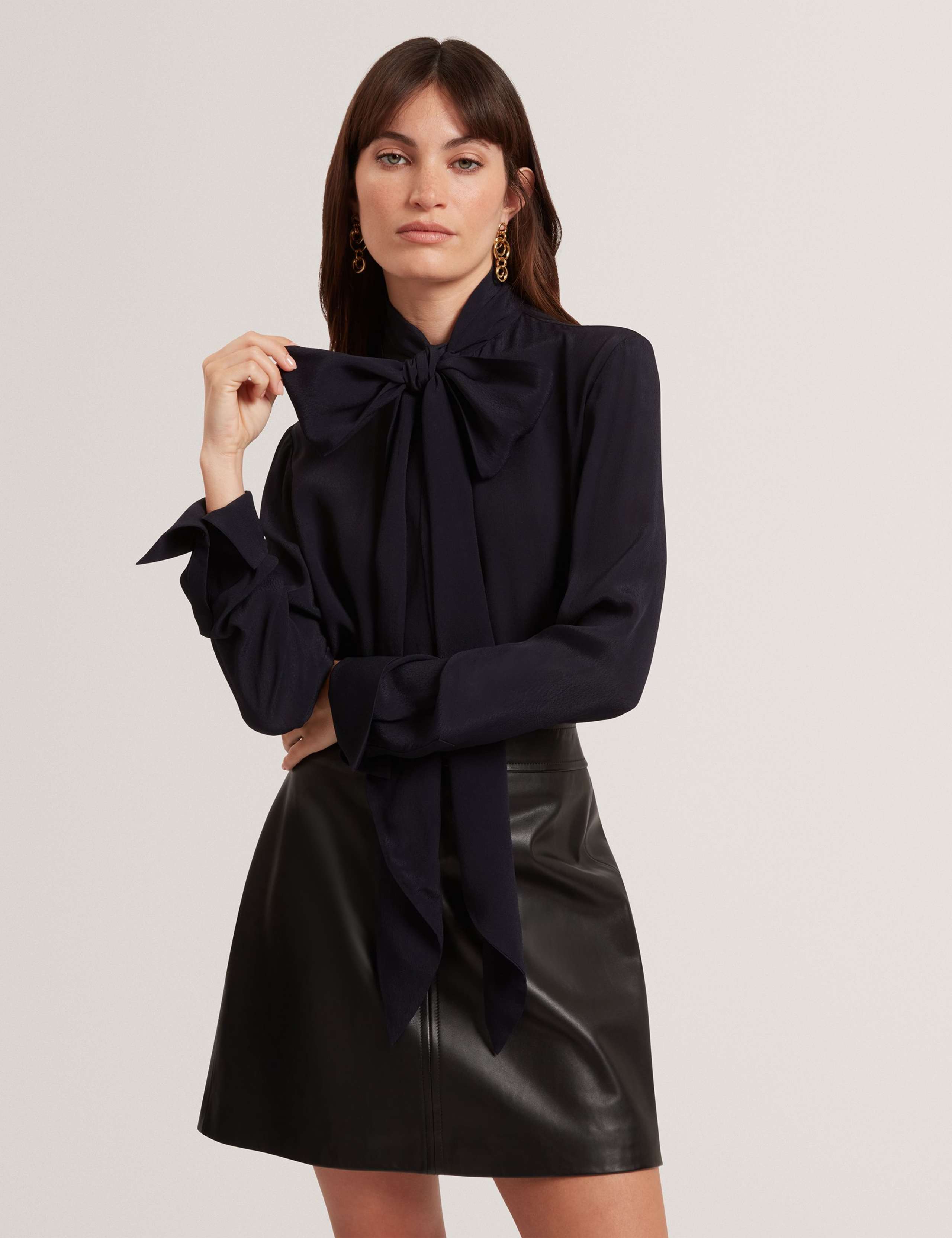 Tie Neck Blouse 2 of 4