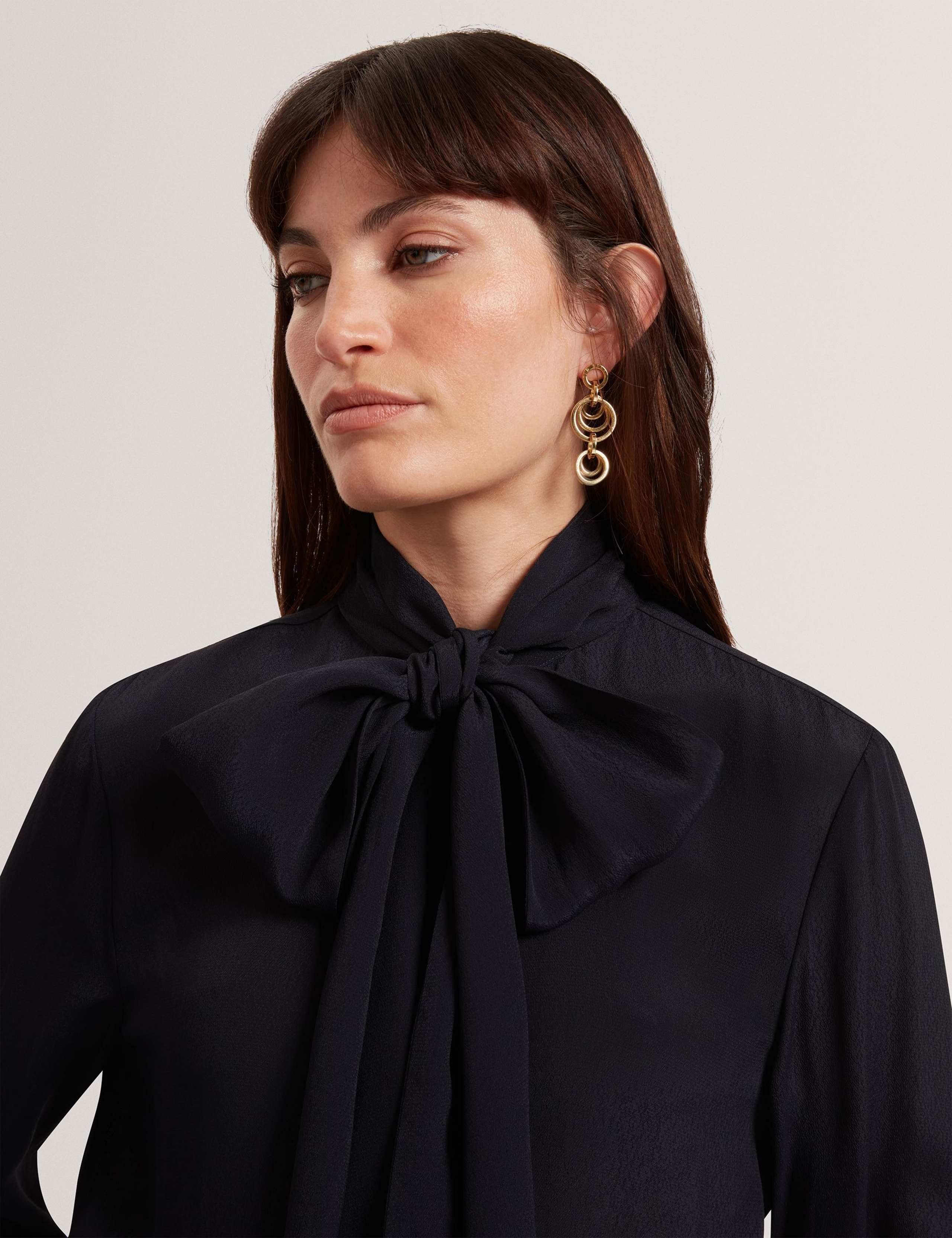 Tie Neck Blouse 3 of 4