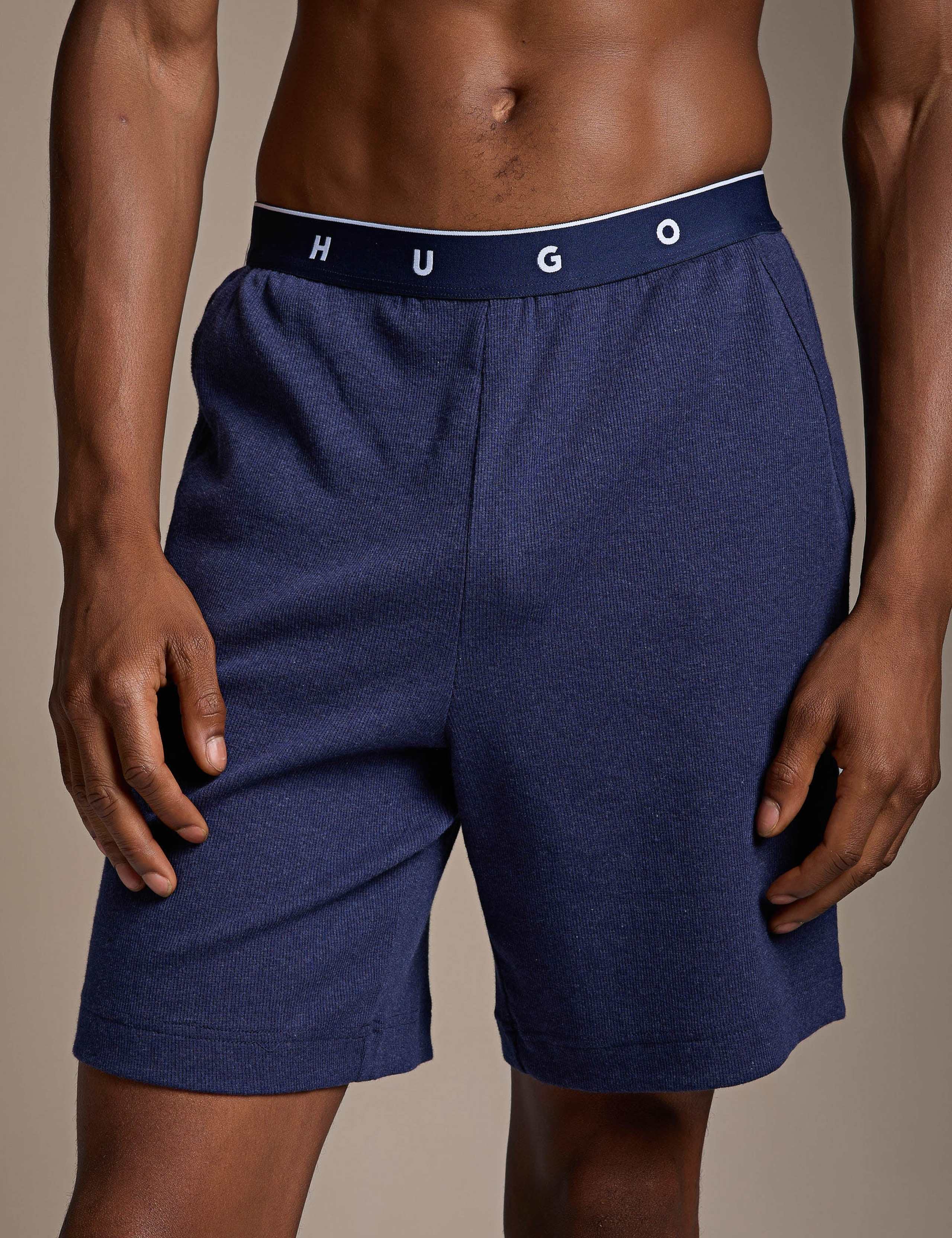 Cotton Rich Jersey Logo Lounge Shorts 1 of 4