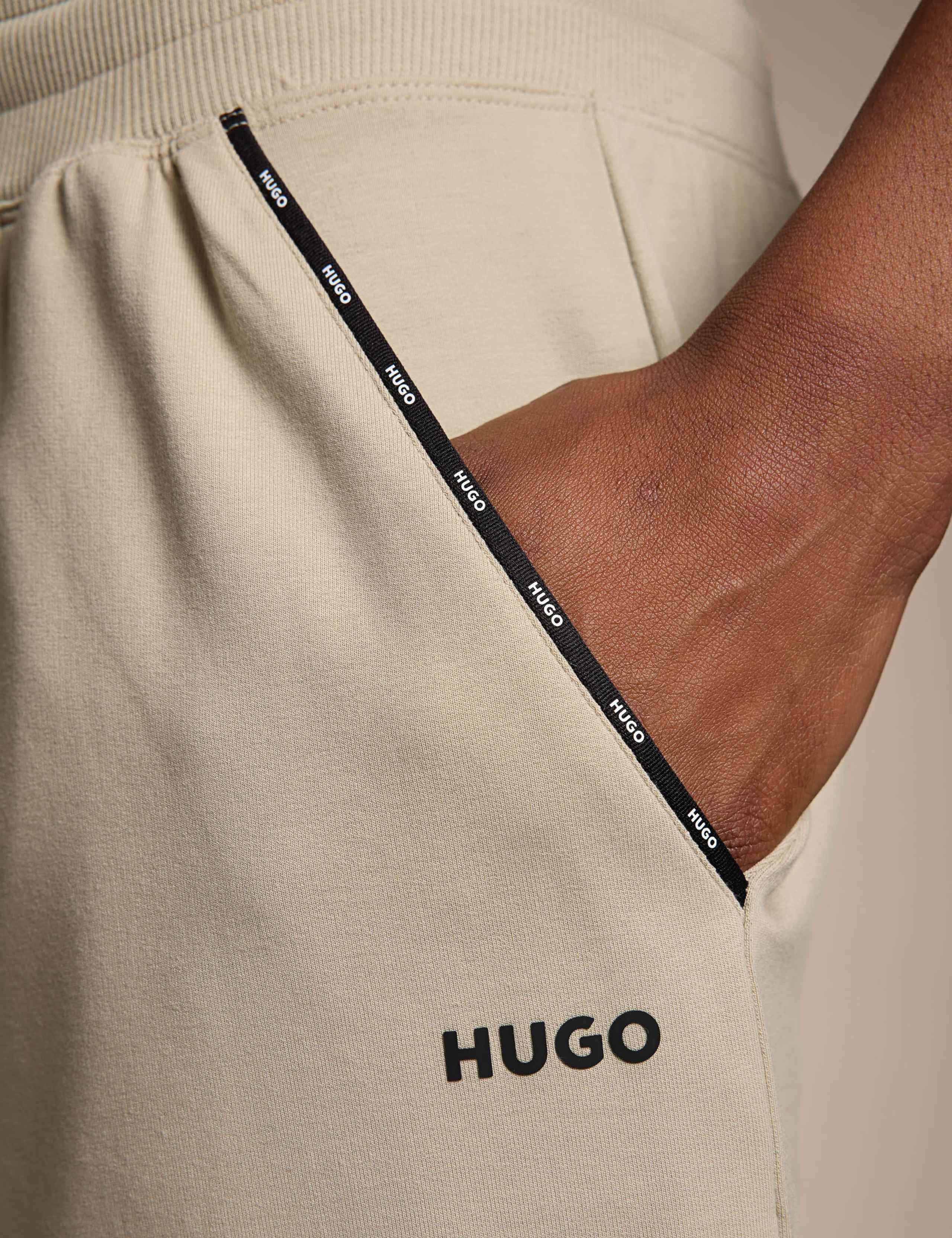 Cotton Rich Elasticated Loungewear Shorts 4 of 4