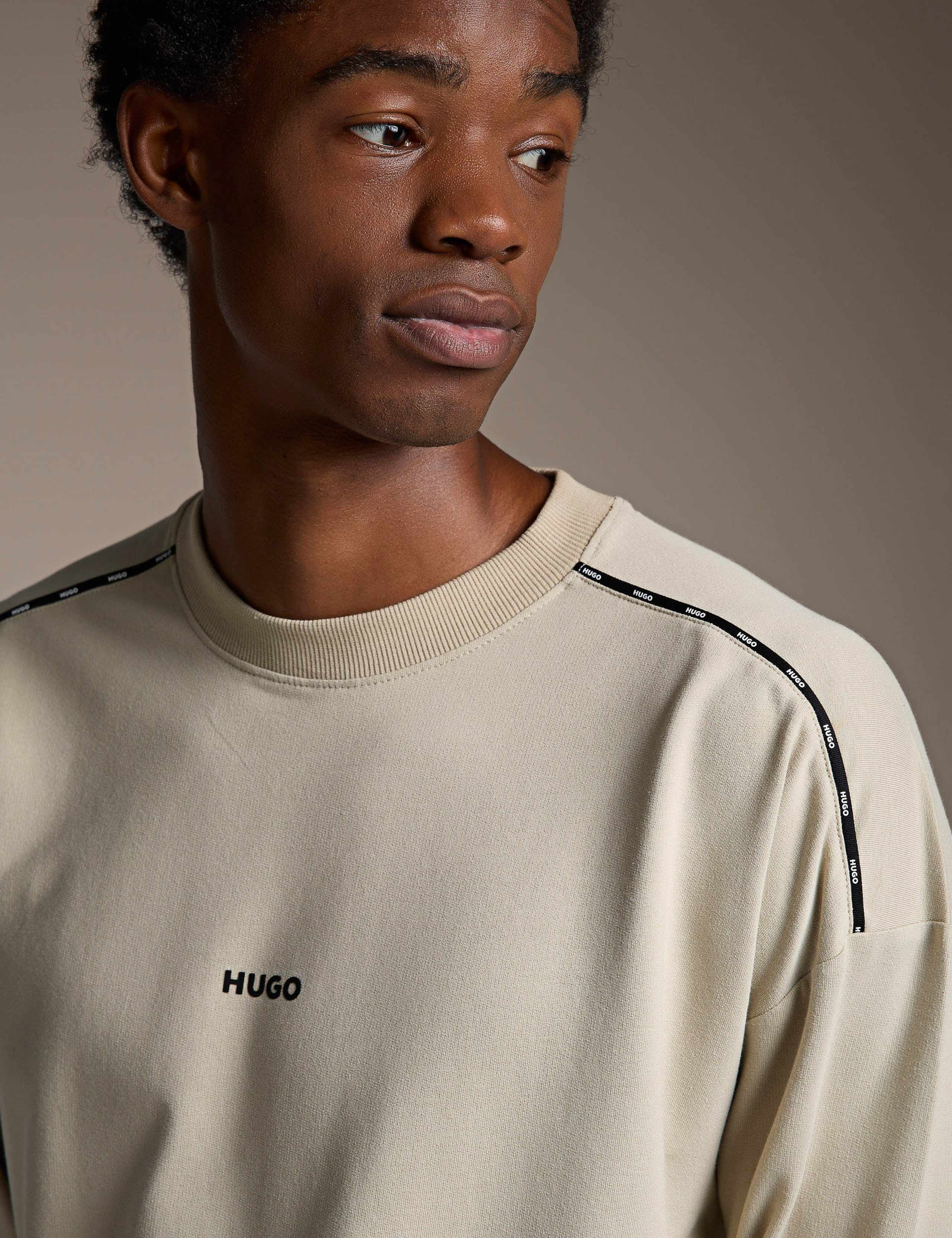 Cotton Rich Crew Neck Logo Sweatshirt 3 of 3