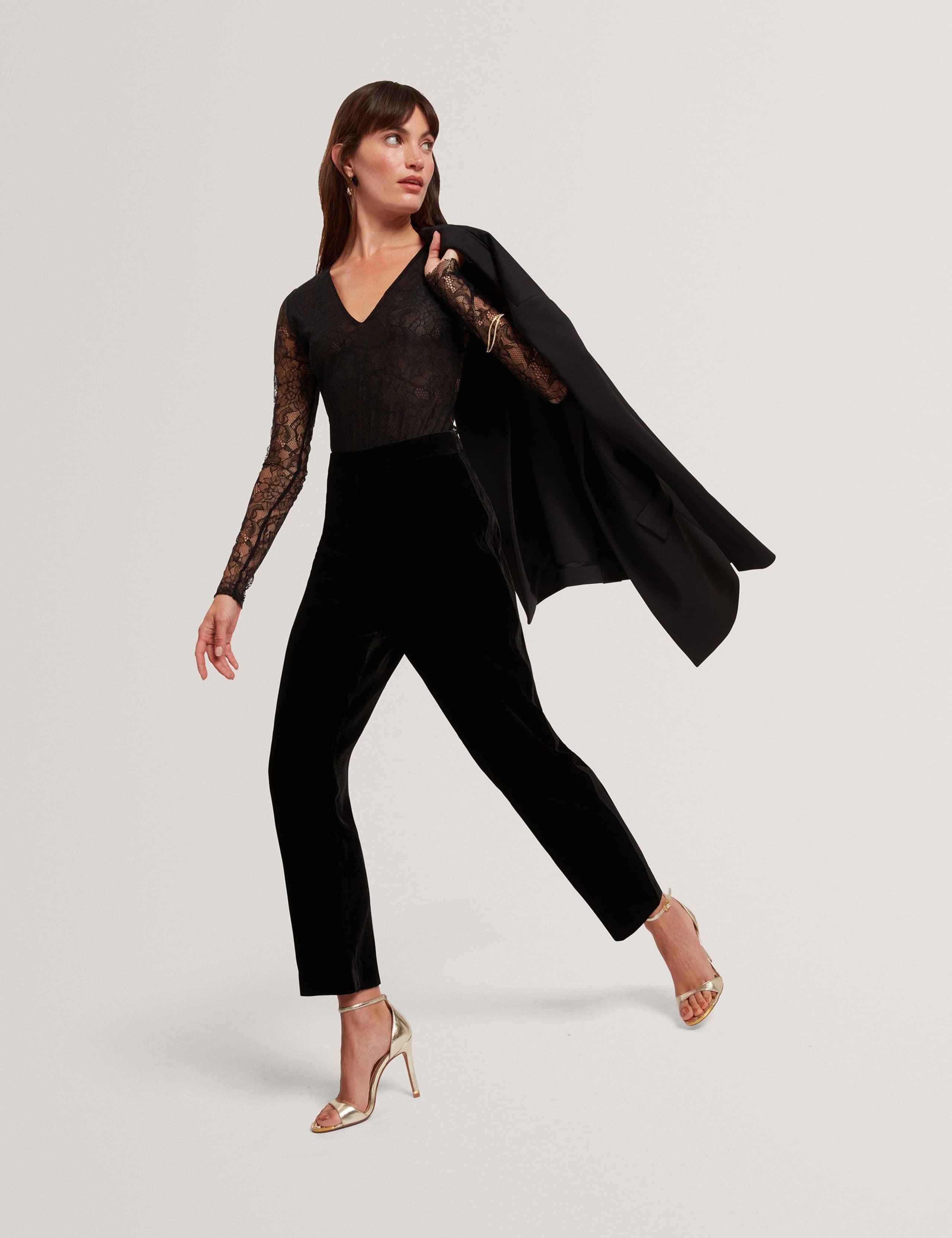 Velvet Tapered Trousers 3 of 5