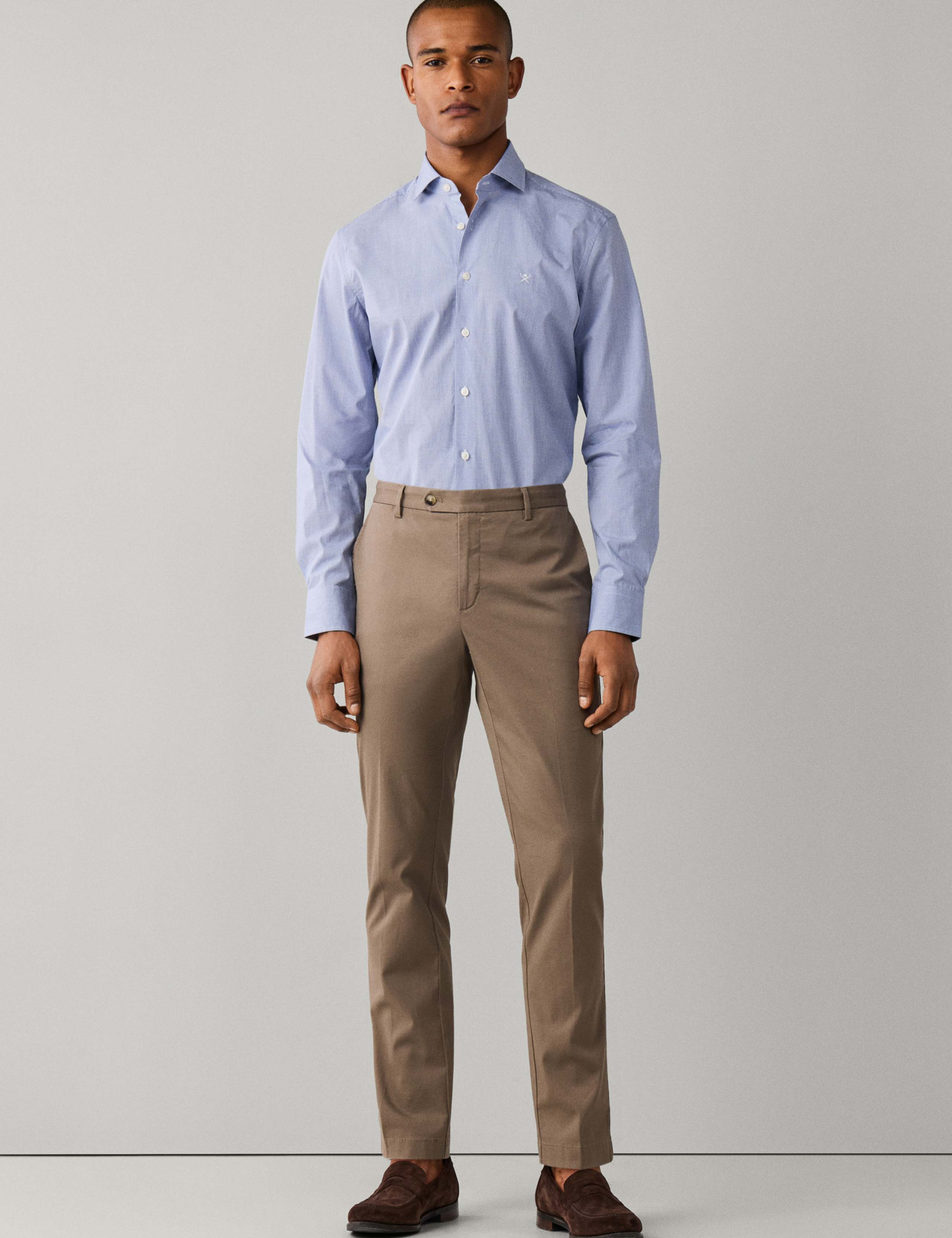 Tailored Fit Pure Cotton Gingham Shirt 3 of 8