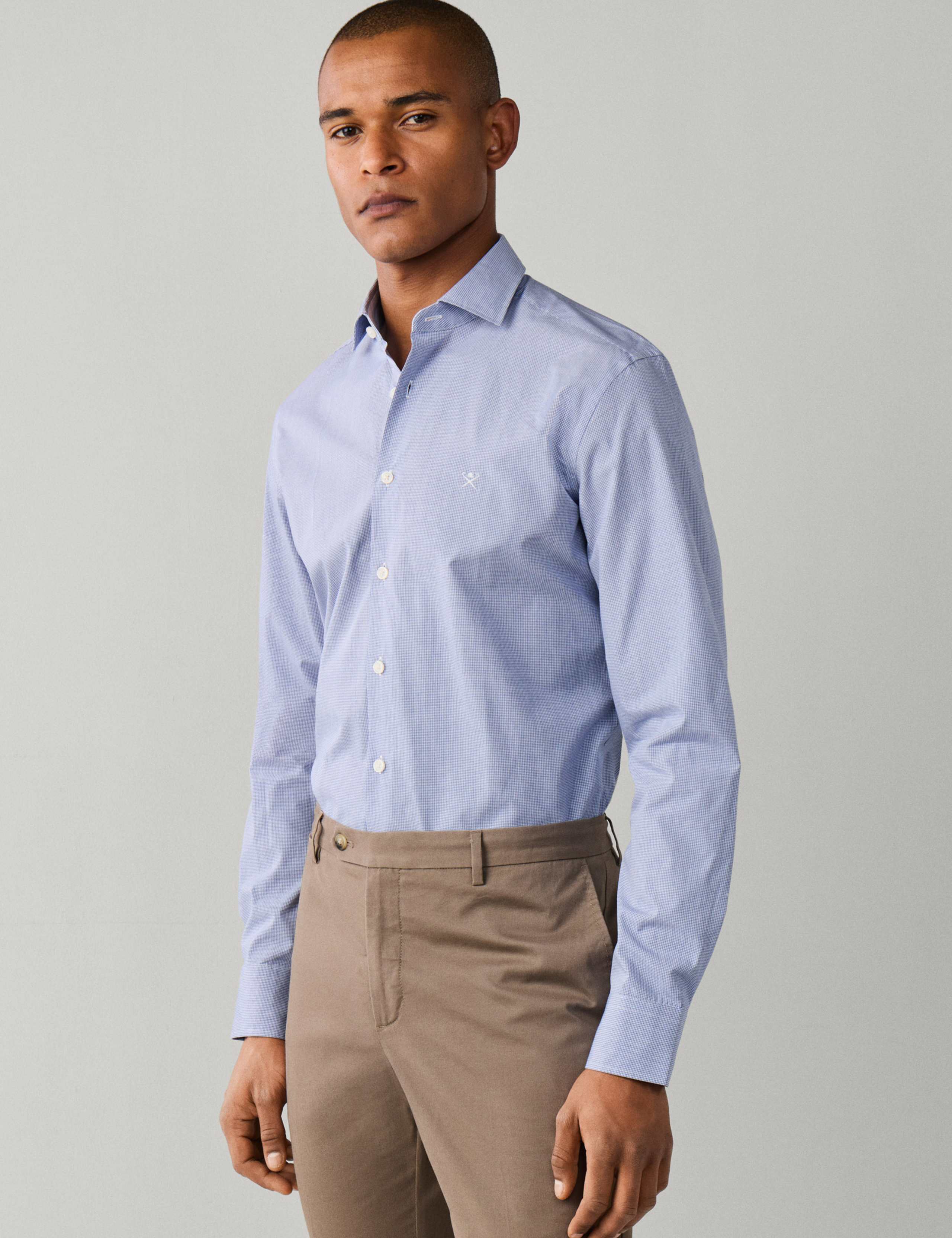 Tailored Fit Pure Cotton Gingham Shirt 4 of 8