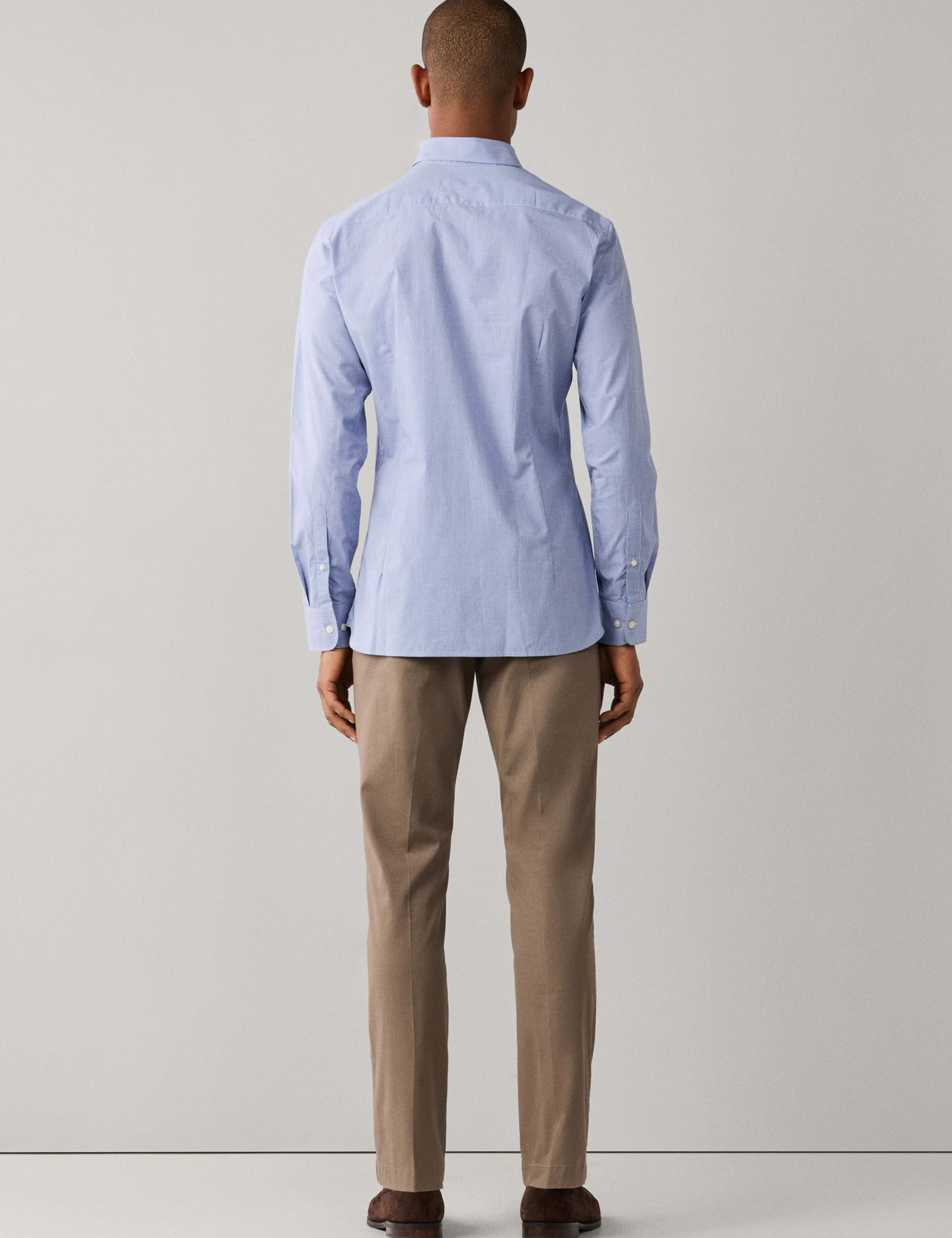 Tailored Fit Pure Cotton Gingham Shirt 5 of 8
