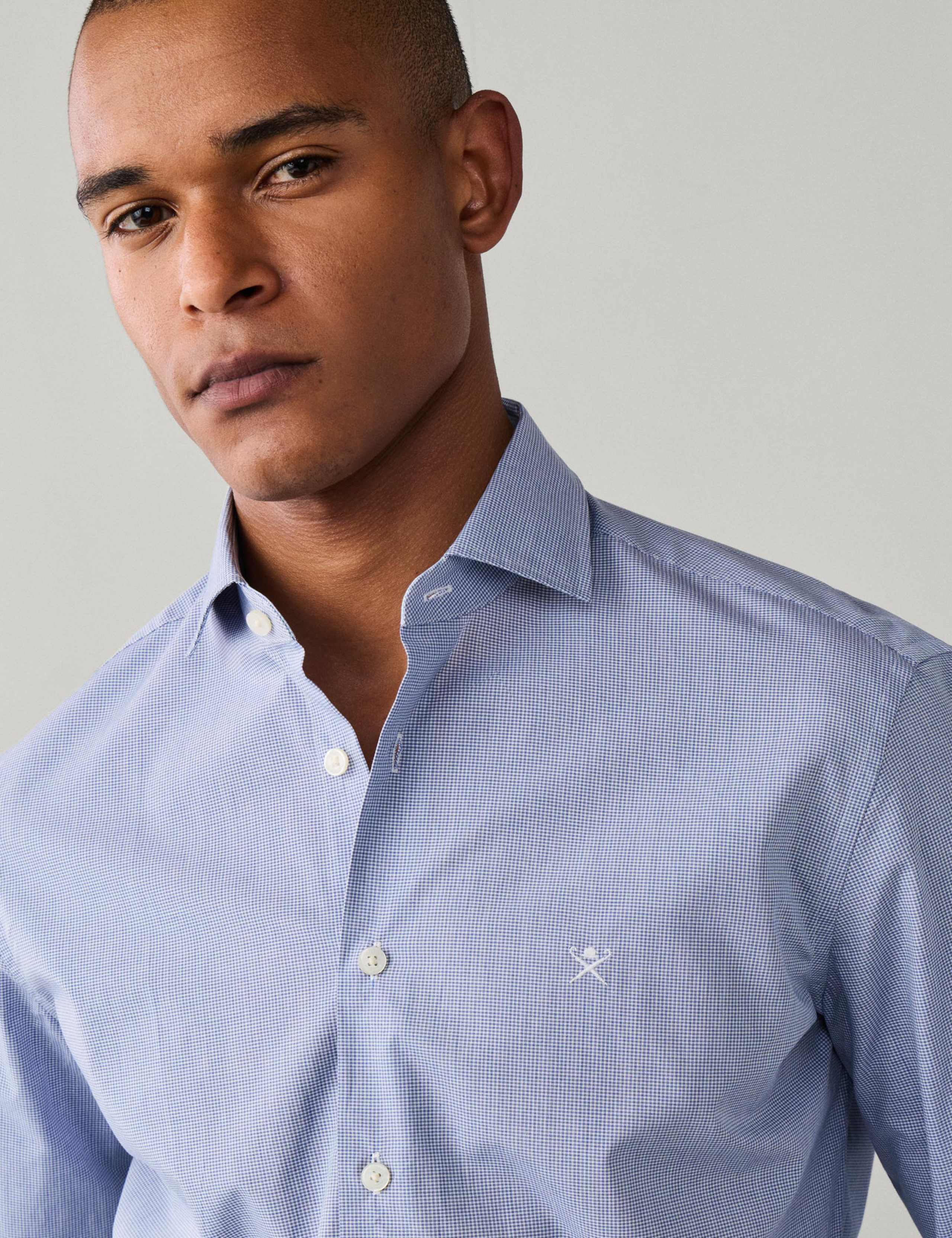 Tailored Fit Pure Cotton Gingham Shirt 6 of 8