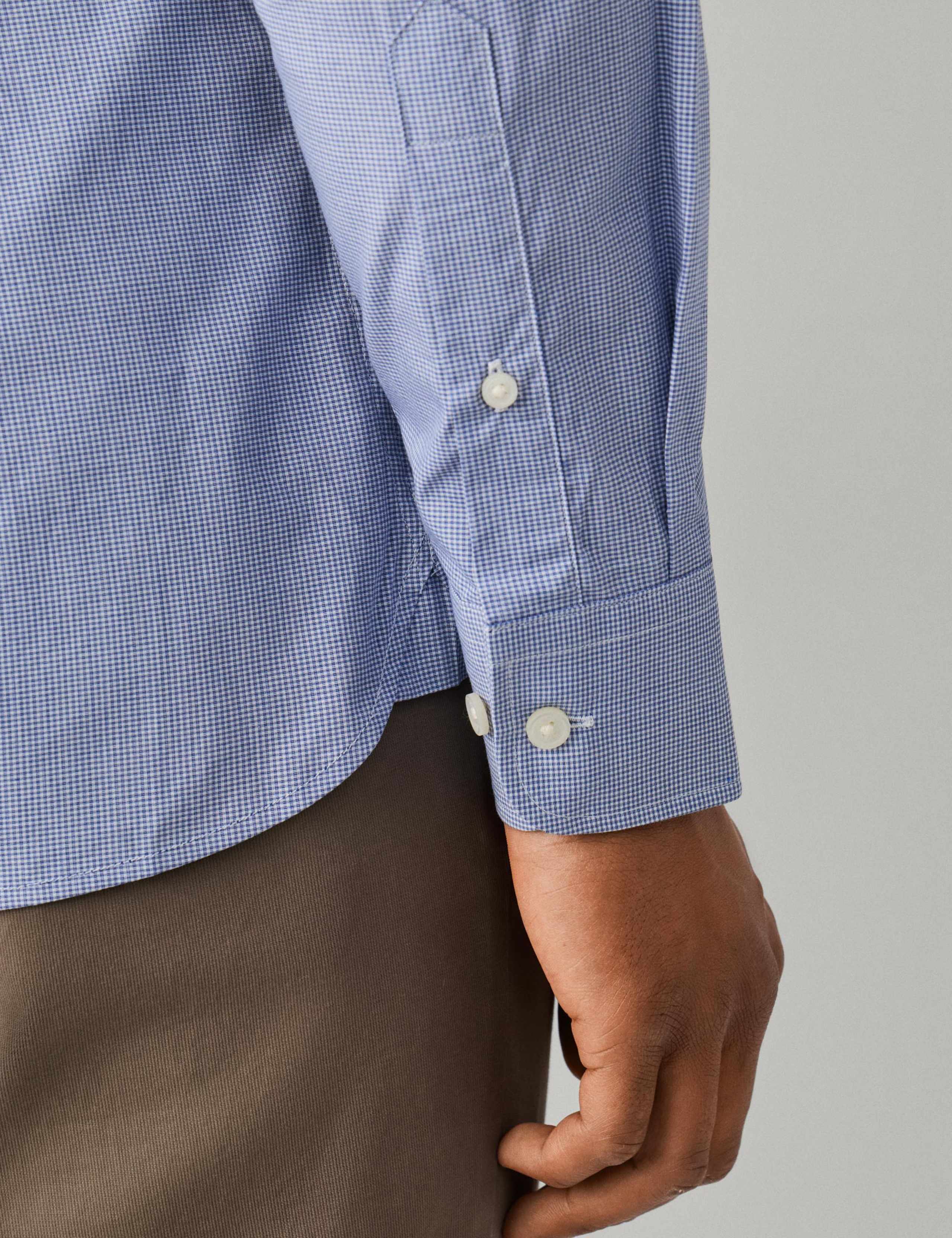 Tailored Fit Pure Cotton Gingham Shirt 8 of 8