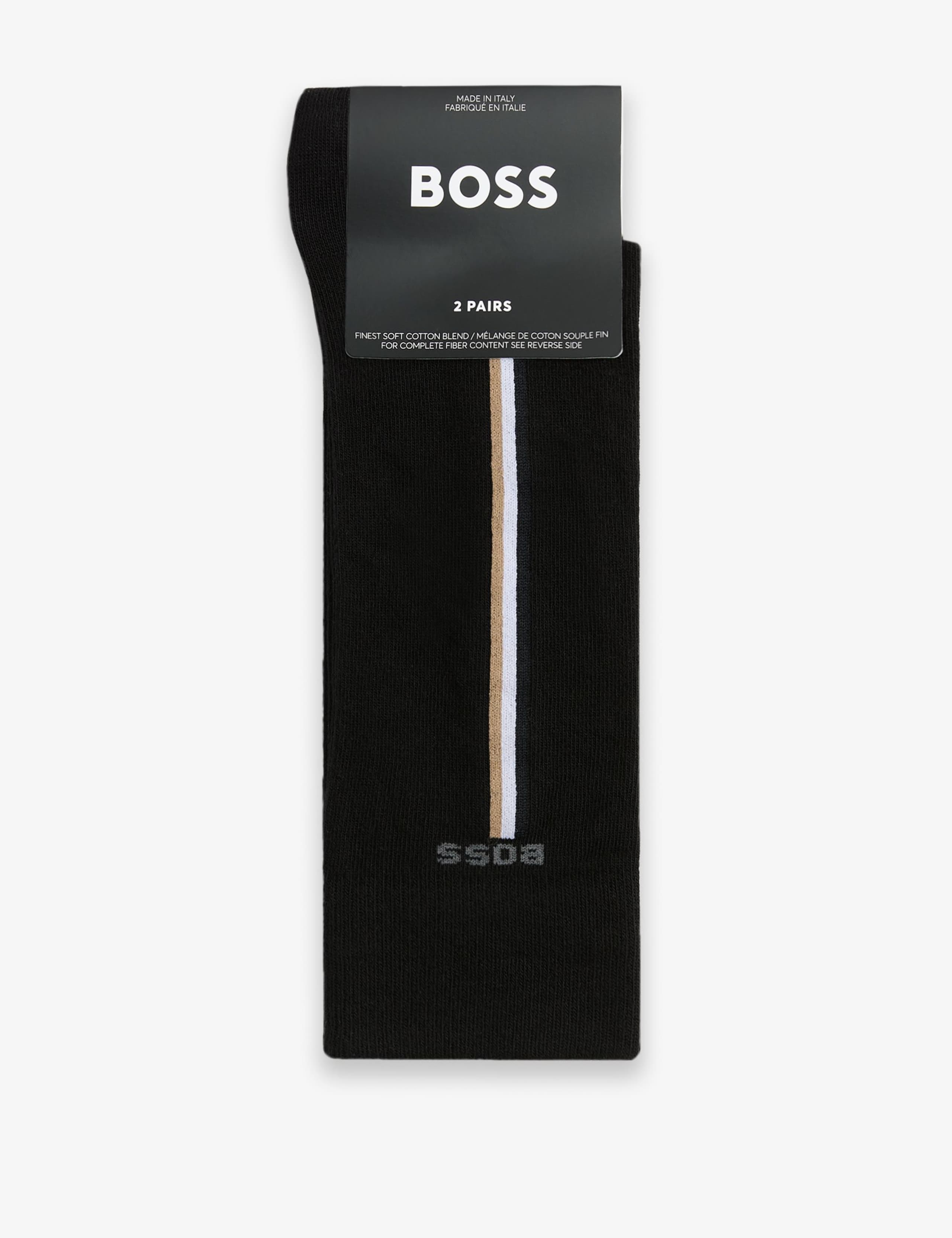 2 Pack Logo Cotton Rich Socks 2 of 3