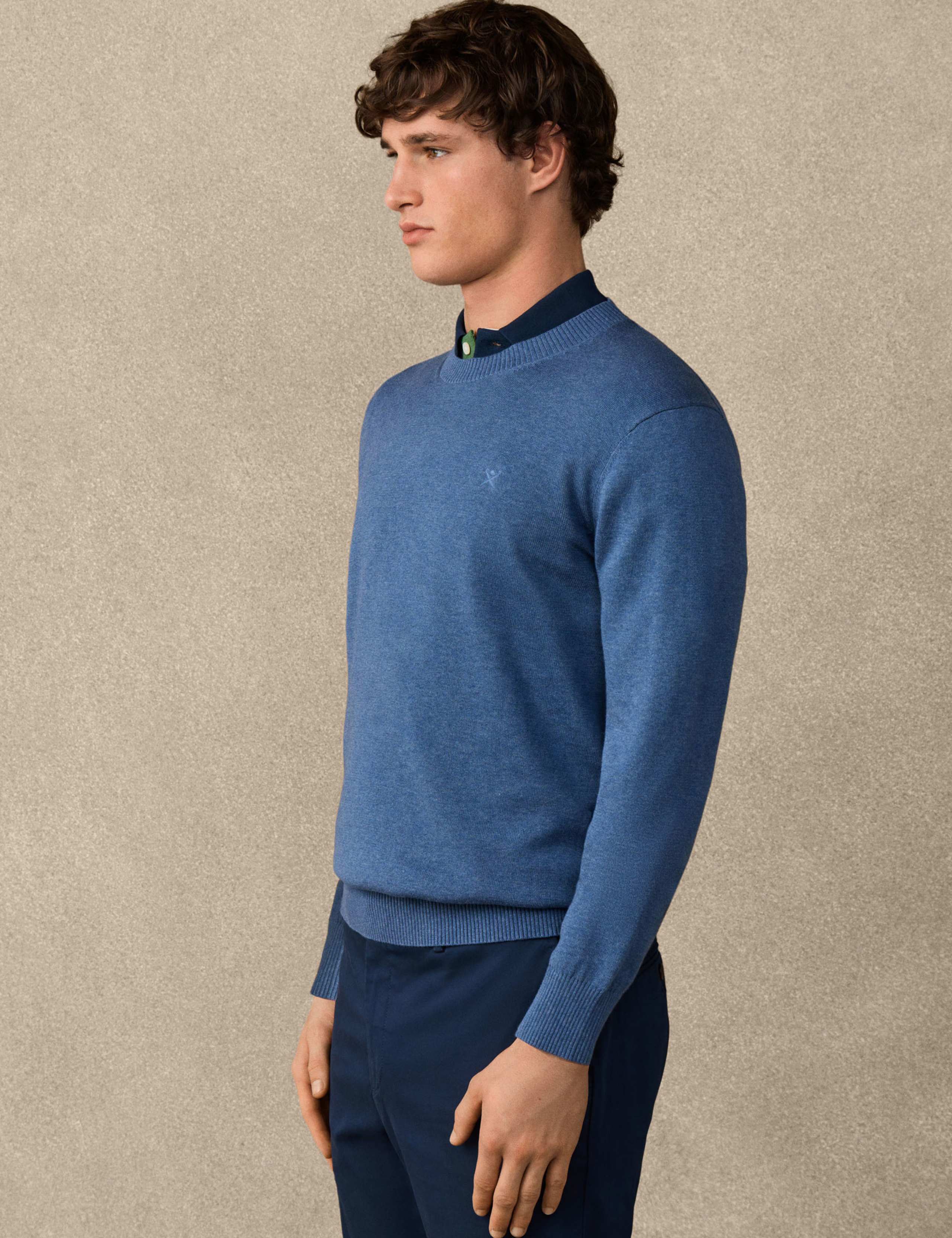 Pure Cotton Crew Neck Sweatshirt 3 of 5