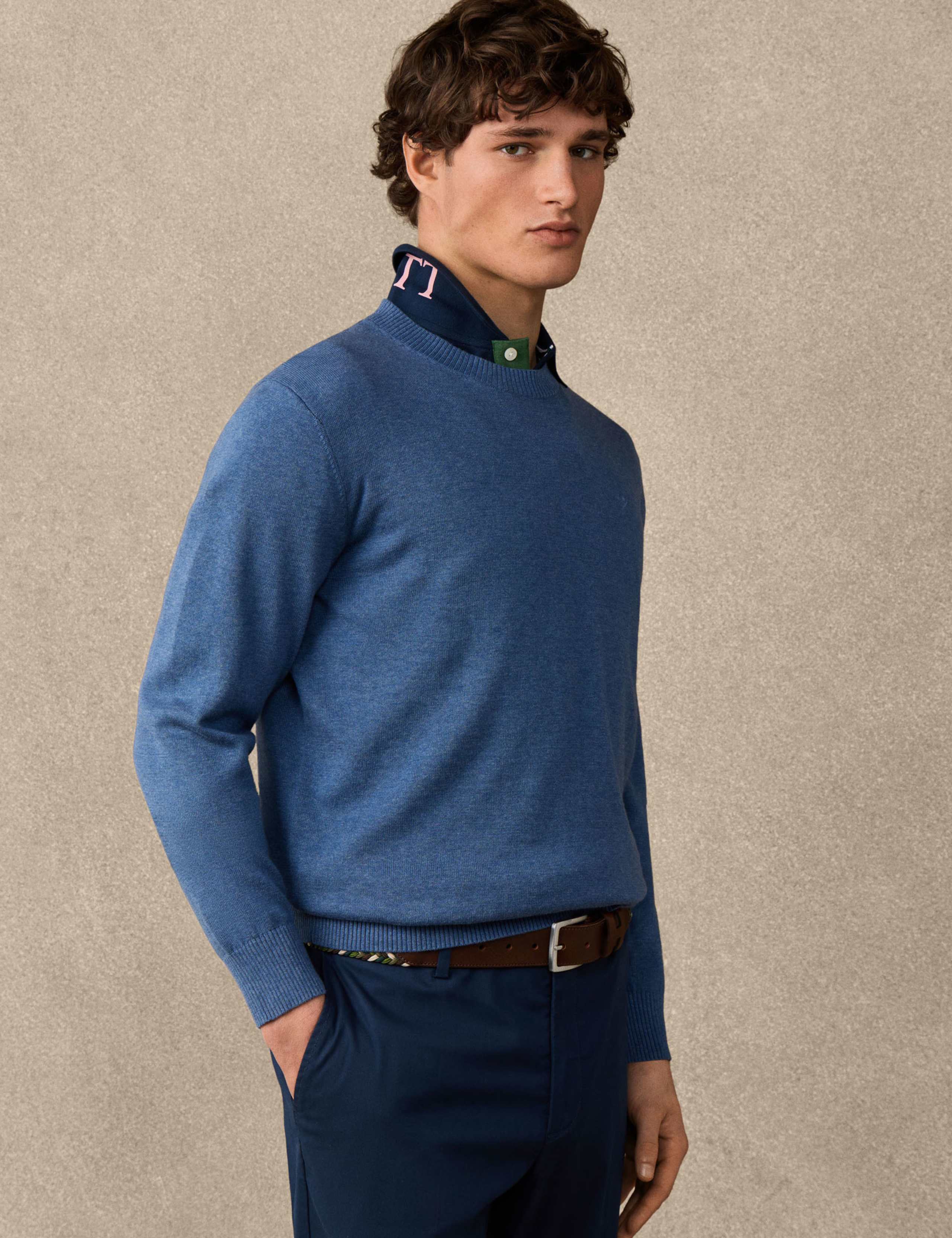Pure Cotton Crew Neck Sweatshirt 5 of 5