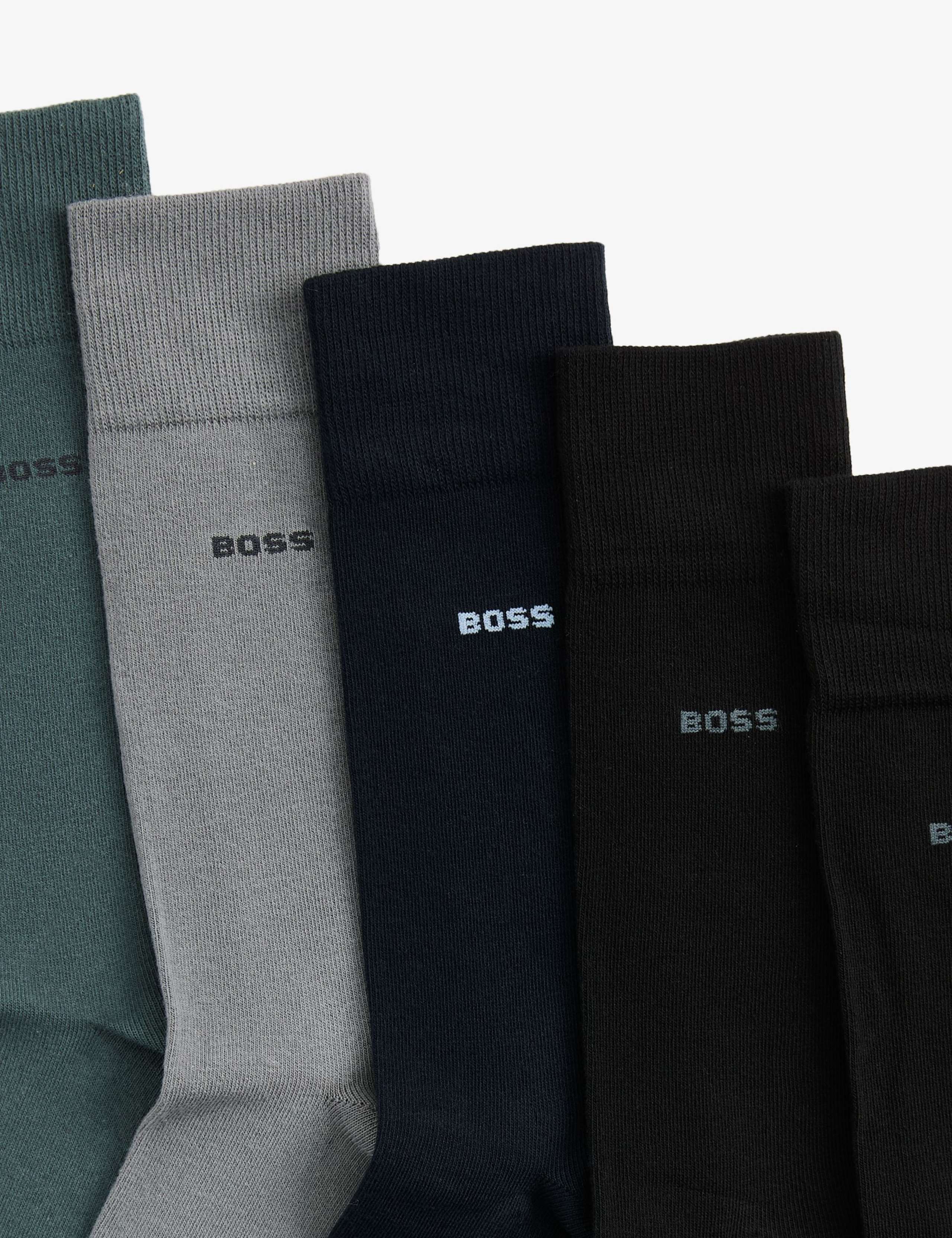 5 Pack Logo Cotton Rich Socks 2 of 3