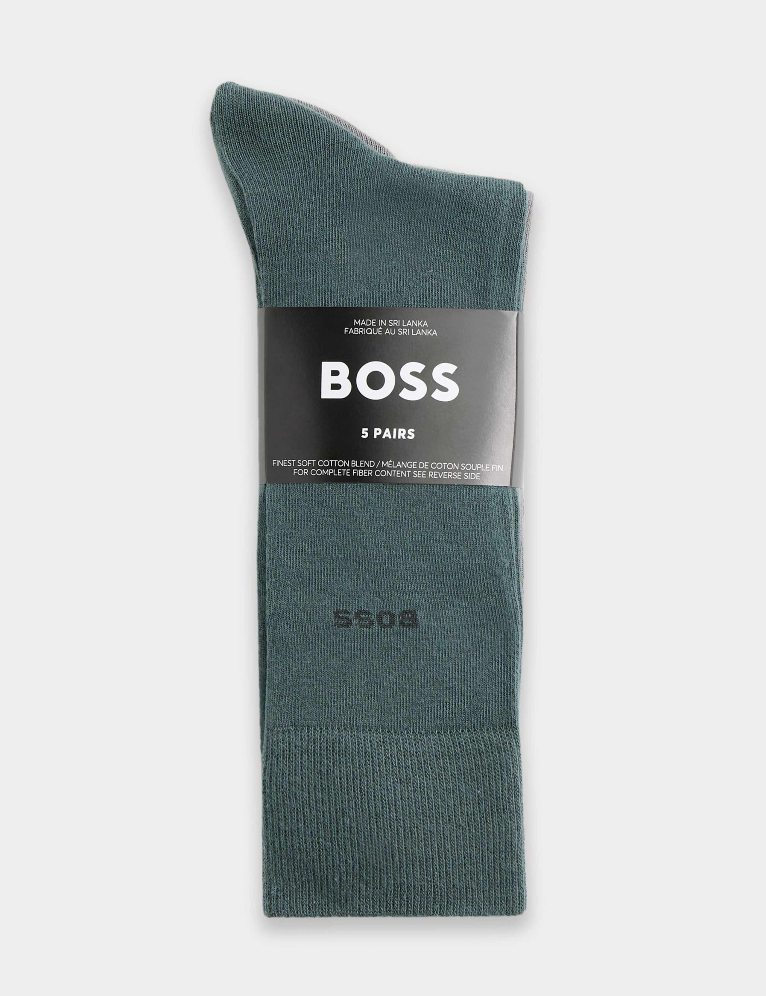 5 Pack Logo Cotton Rich Socks 3 of 3