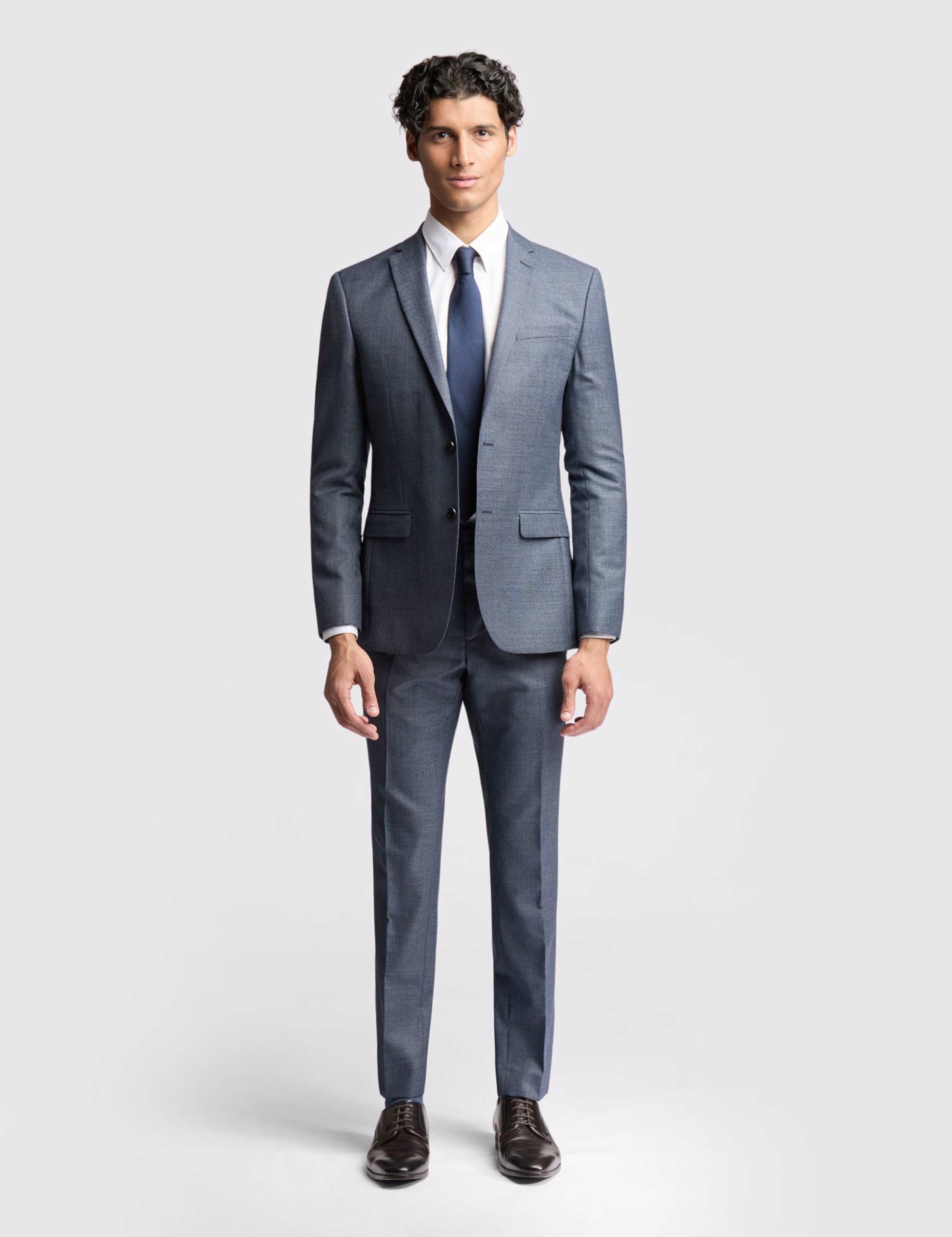 Slim Fit Wool Rich Puppytooth Suit Jacket 2 of 7