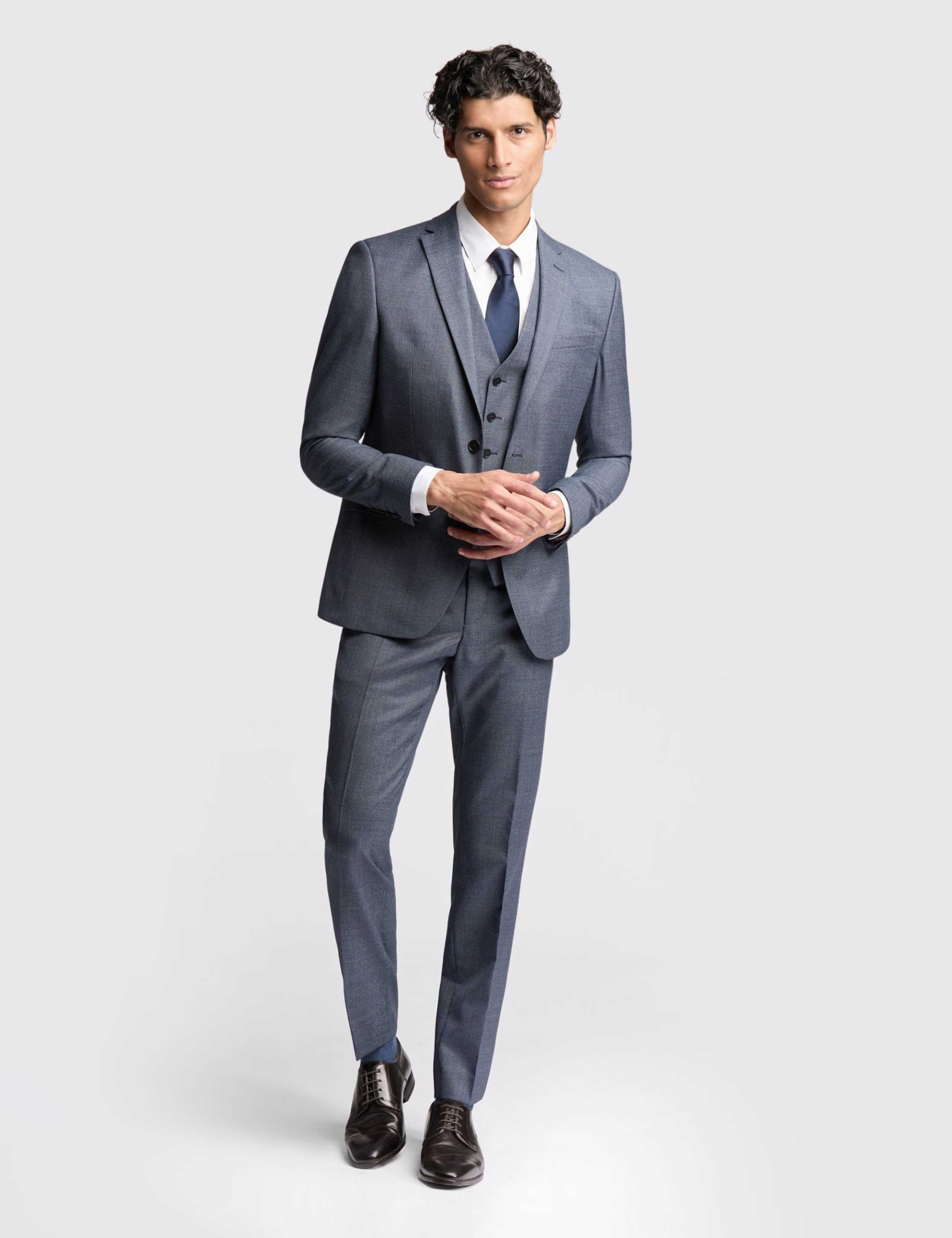 Slim Fit Wool Rich Puppytooth Suit Jacket 3 of 7