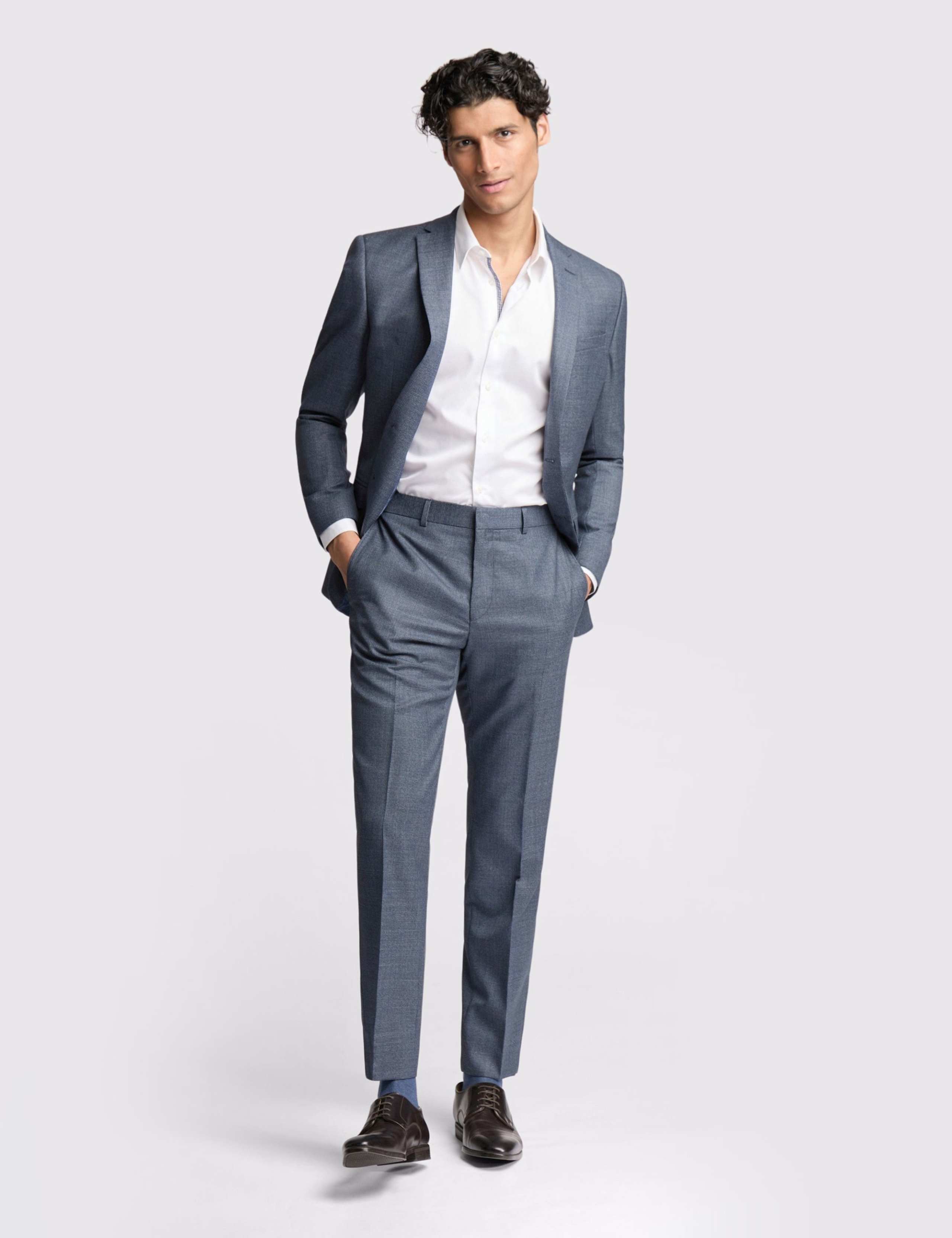 Slim Fit Wool Rich Puppytooth Suit Jacket 4 of 7