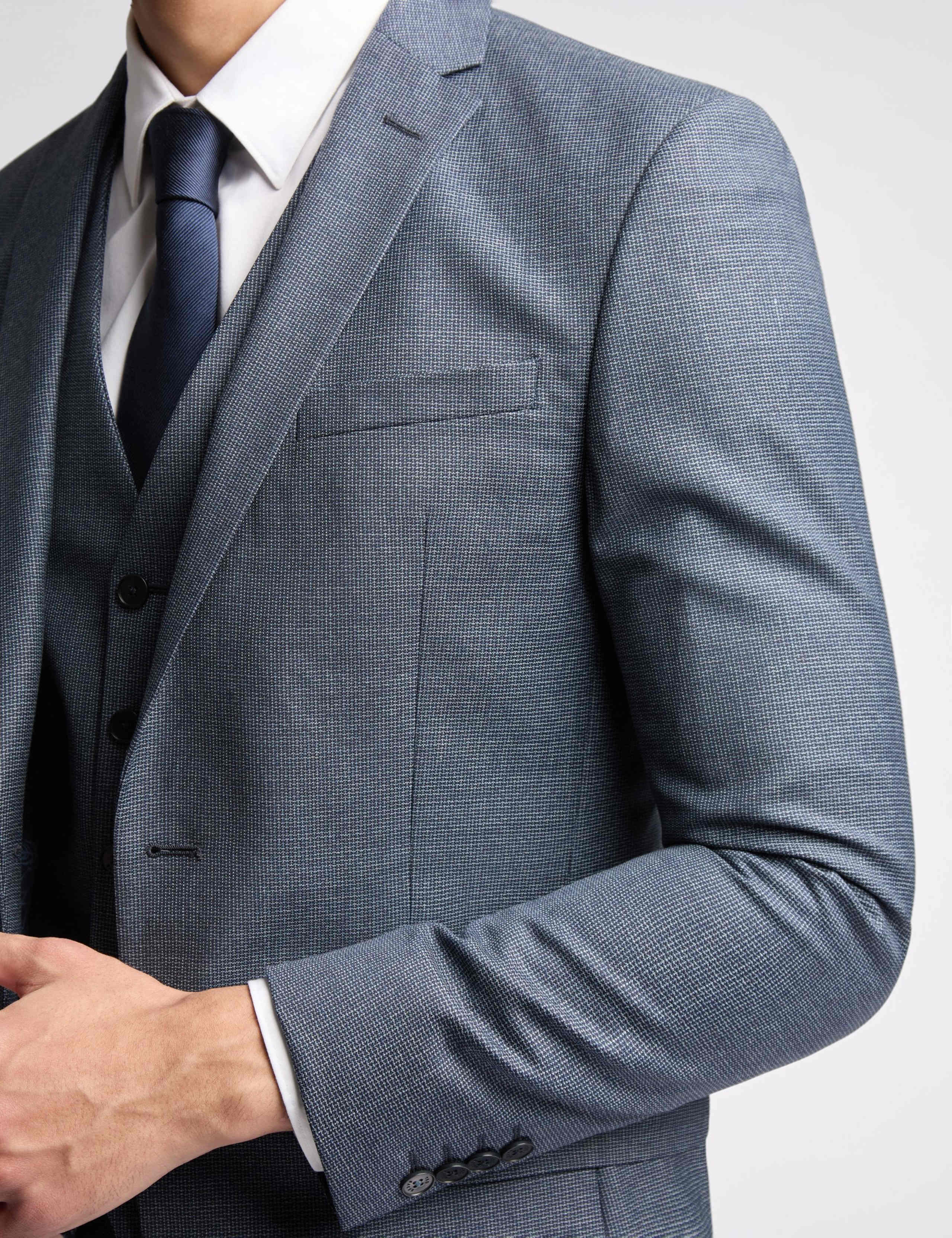 Slim Fit Wool Rich Puppytooth Suit Jacket 6 of 7