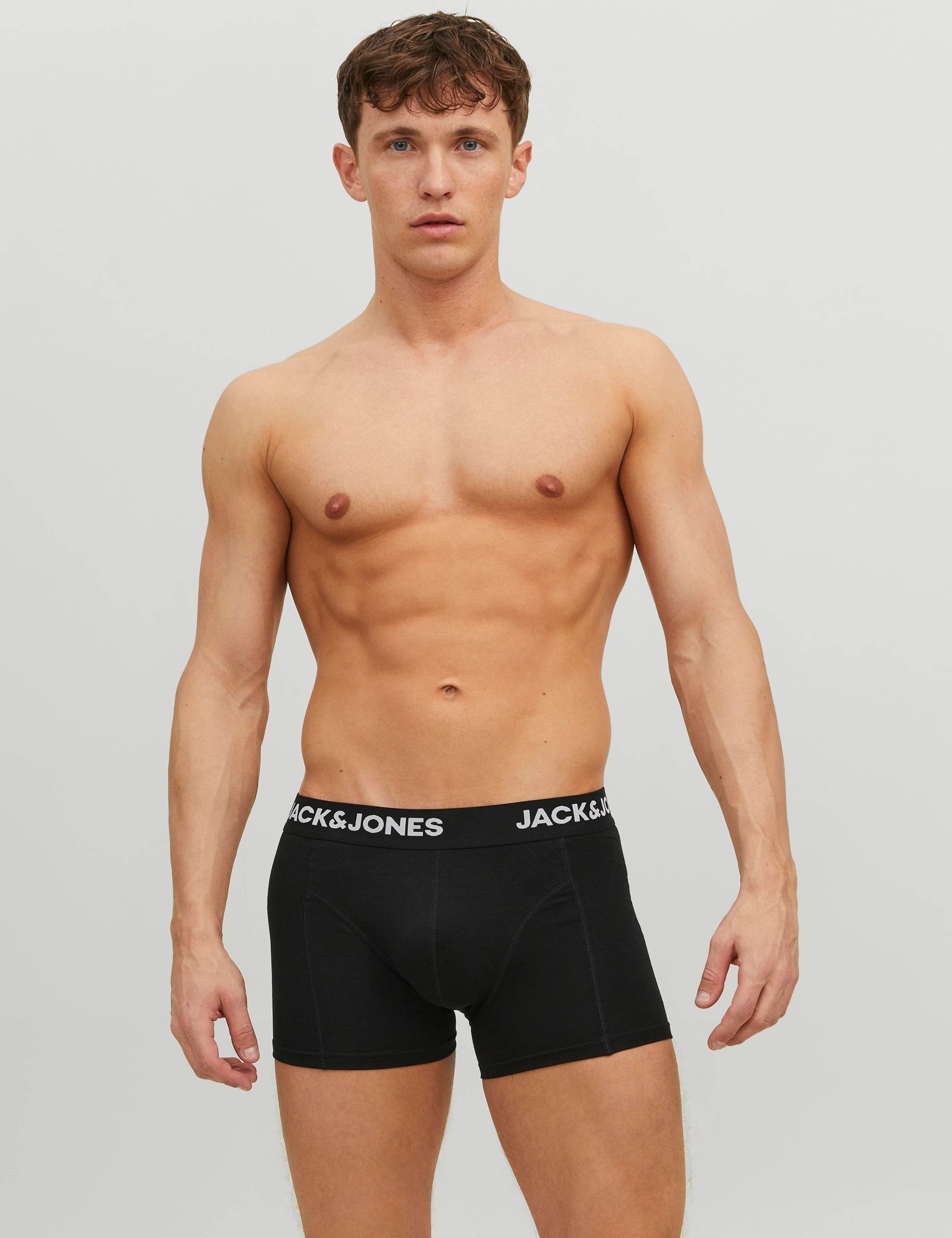 5 Pack Cotton Rich Jersey Logo Trunks 2 of 5