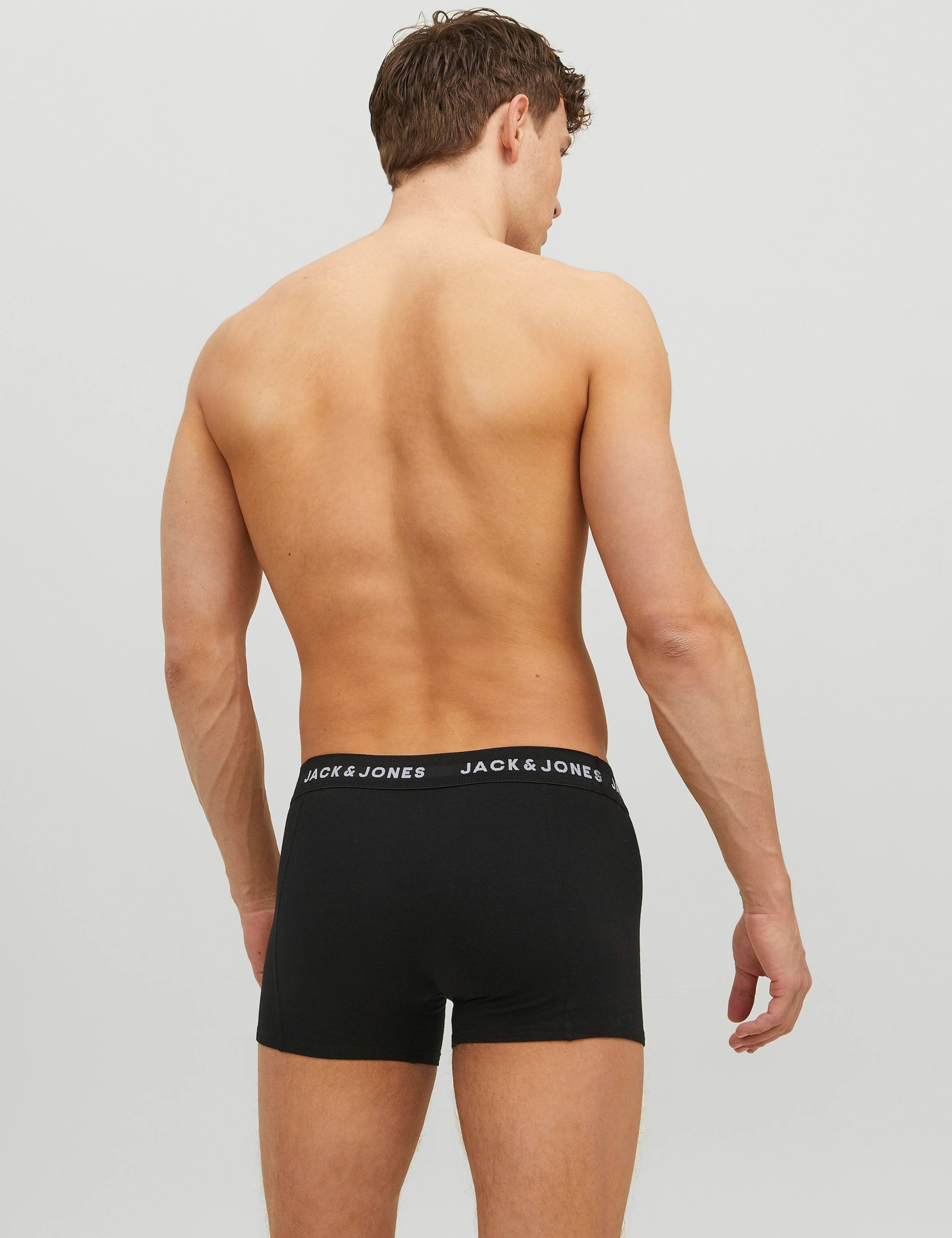 5 Pack Cotton Rich Jersey Logo Trunks 3 of 5