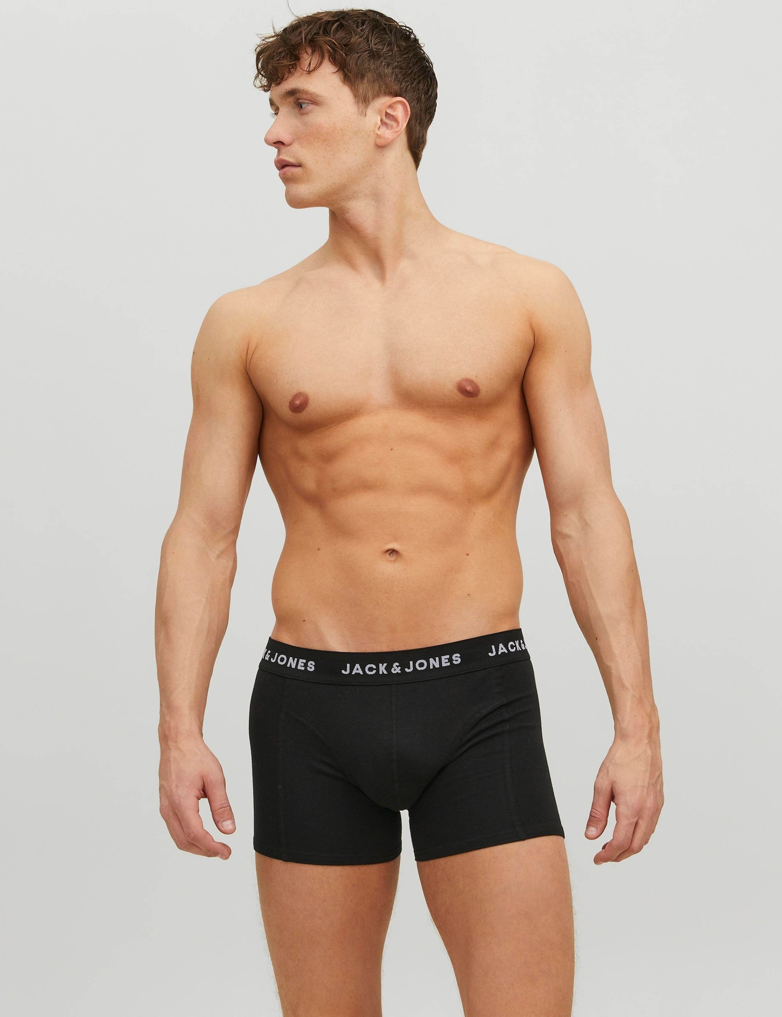 5 Pack Cotton Rich Jersey Logo Trunks 4 of 5