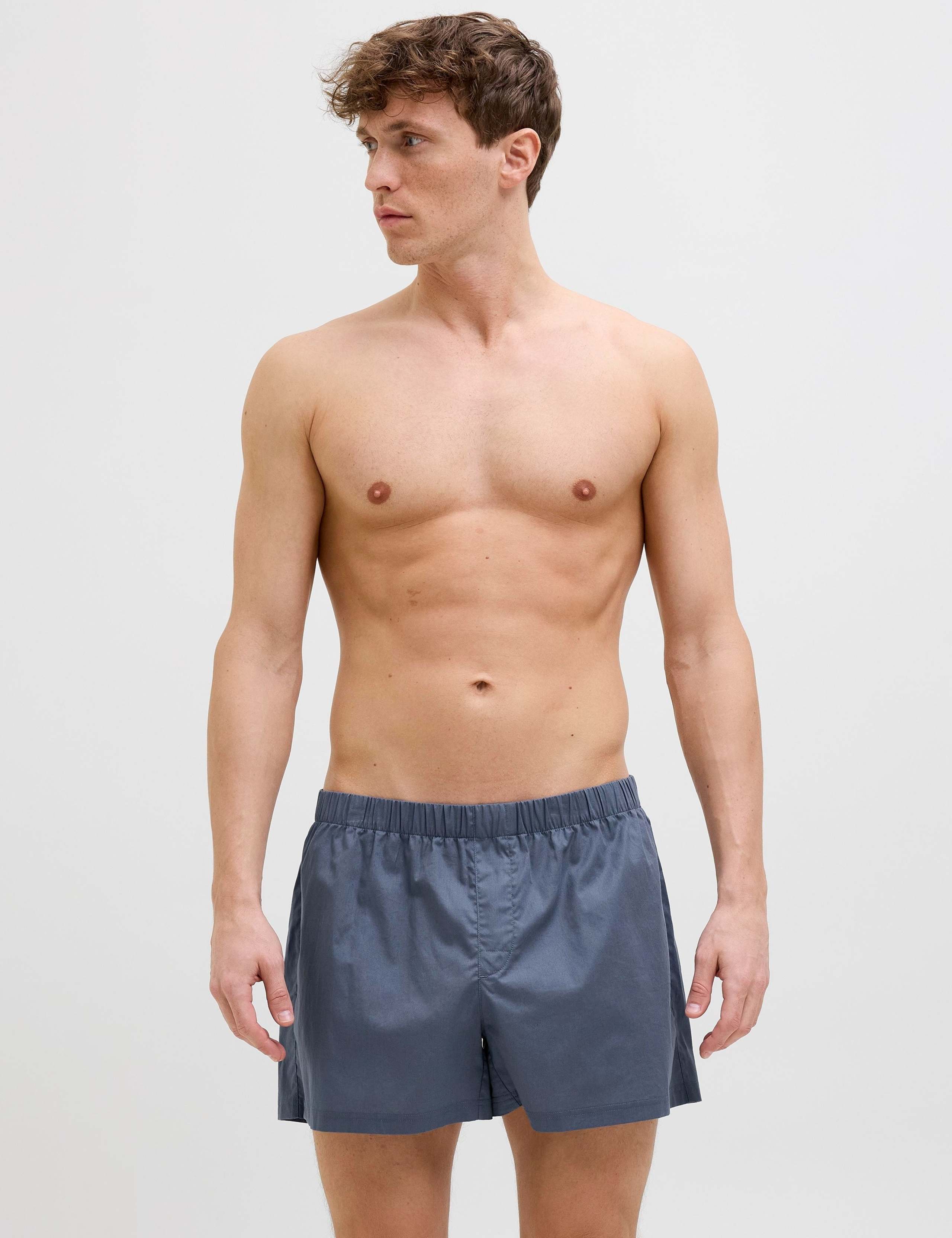 3 Pack Pure Cotton Woven Boxers 3 of 6