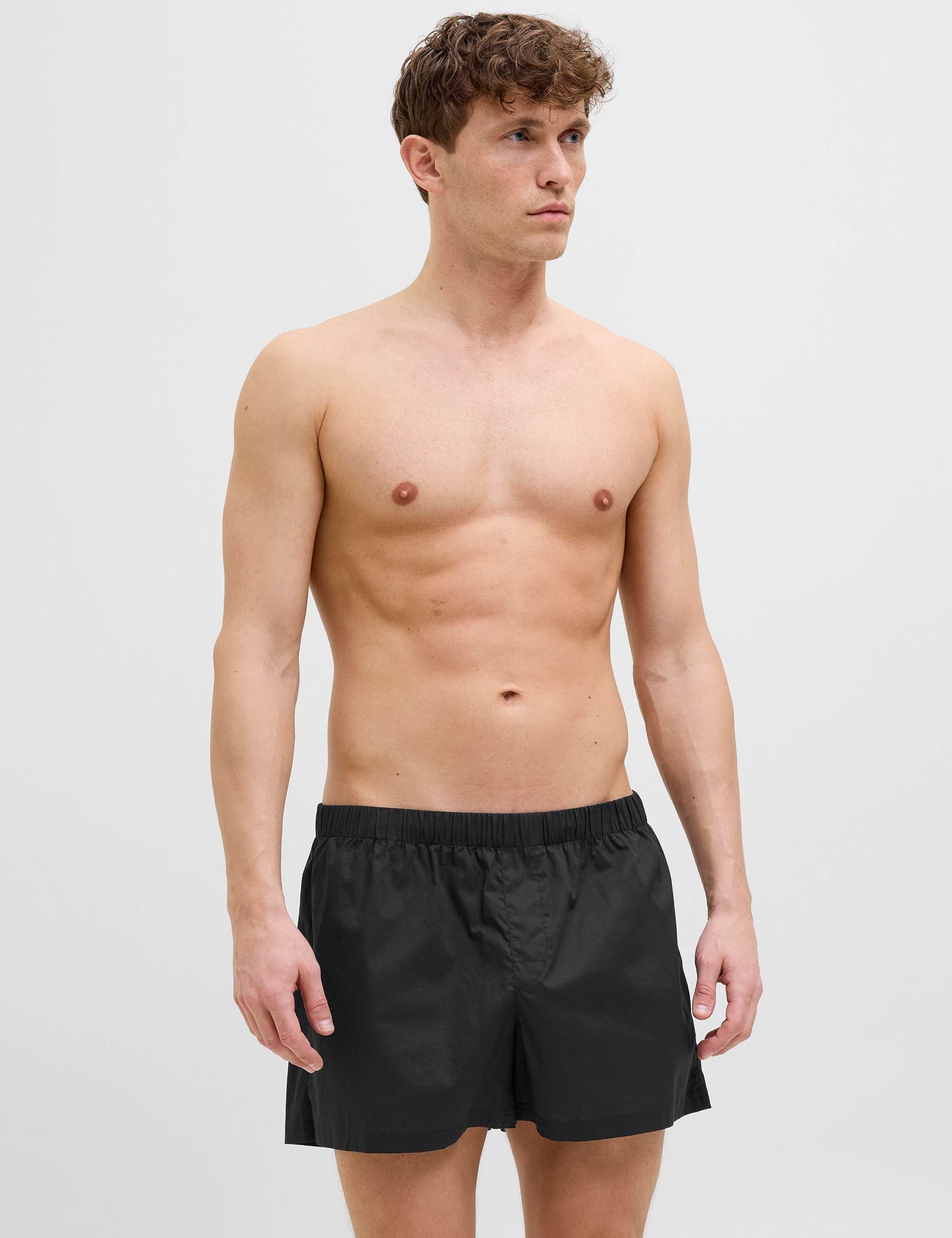 3 Pack Pure Cotton Woven Boxers 4 of 6