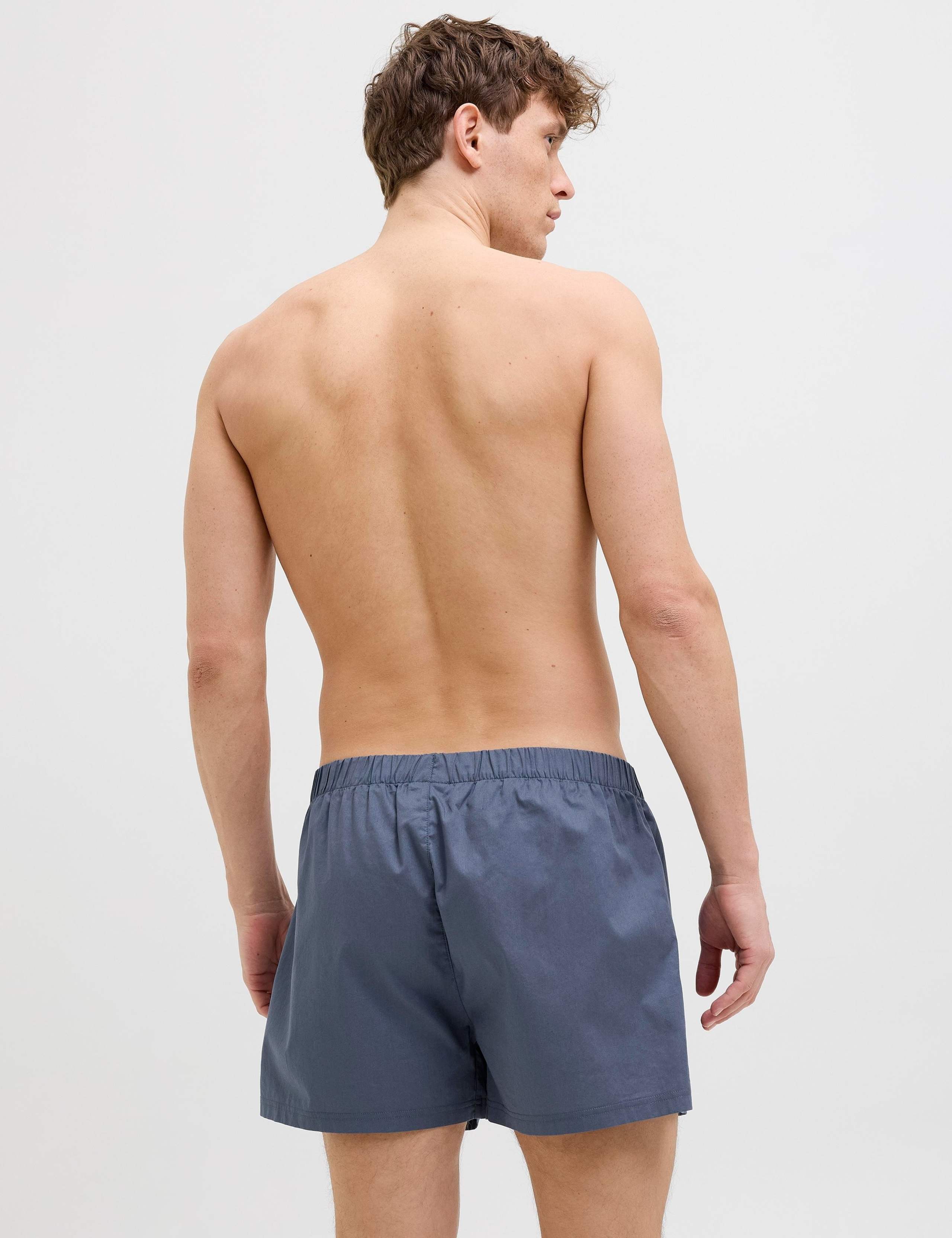 3 Pack Pure Cotton Woven Boxers 5 of 6