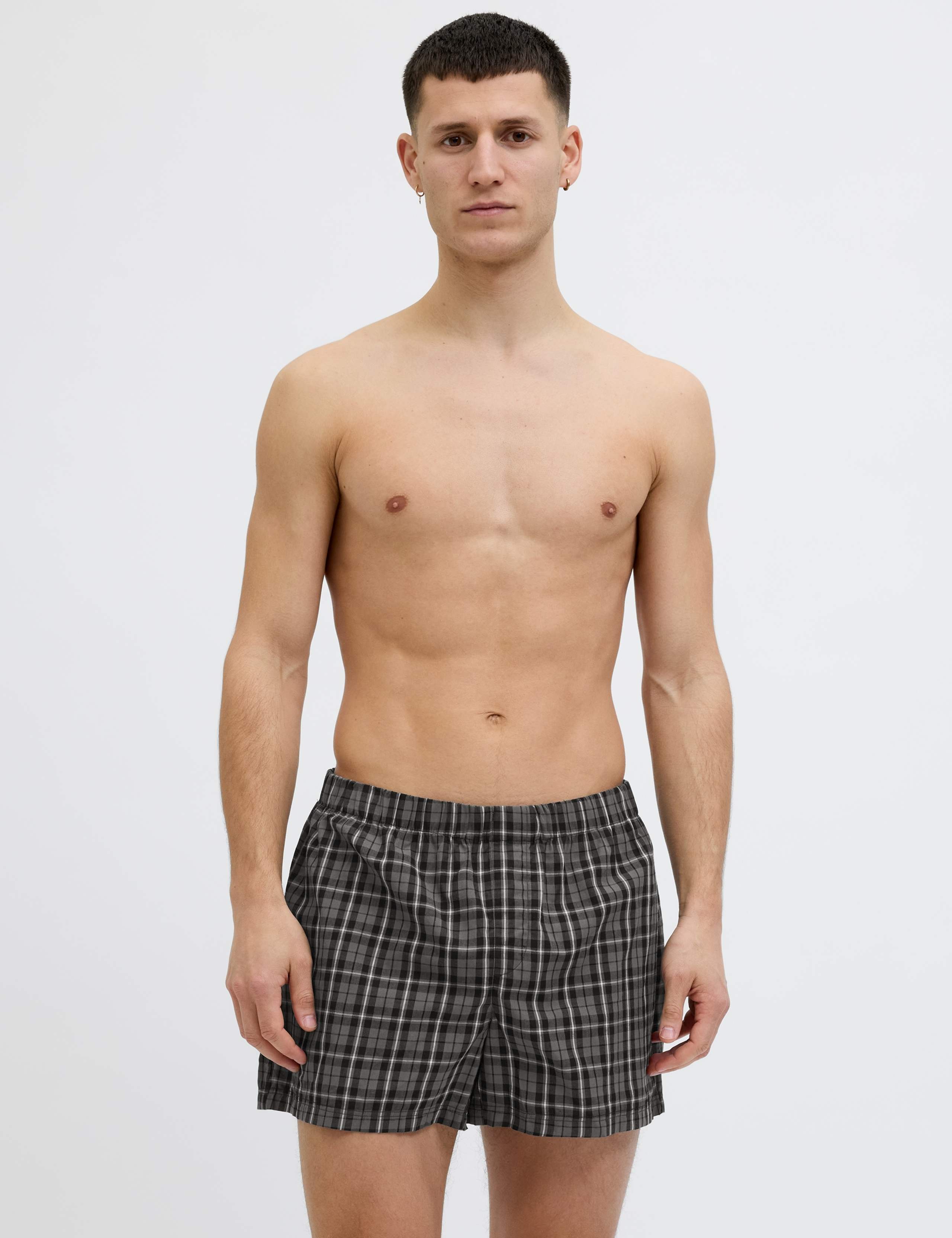 3 Pack Pure Cotton Woven Boxers 4 of 6