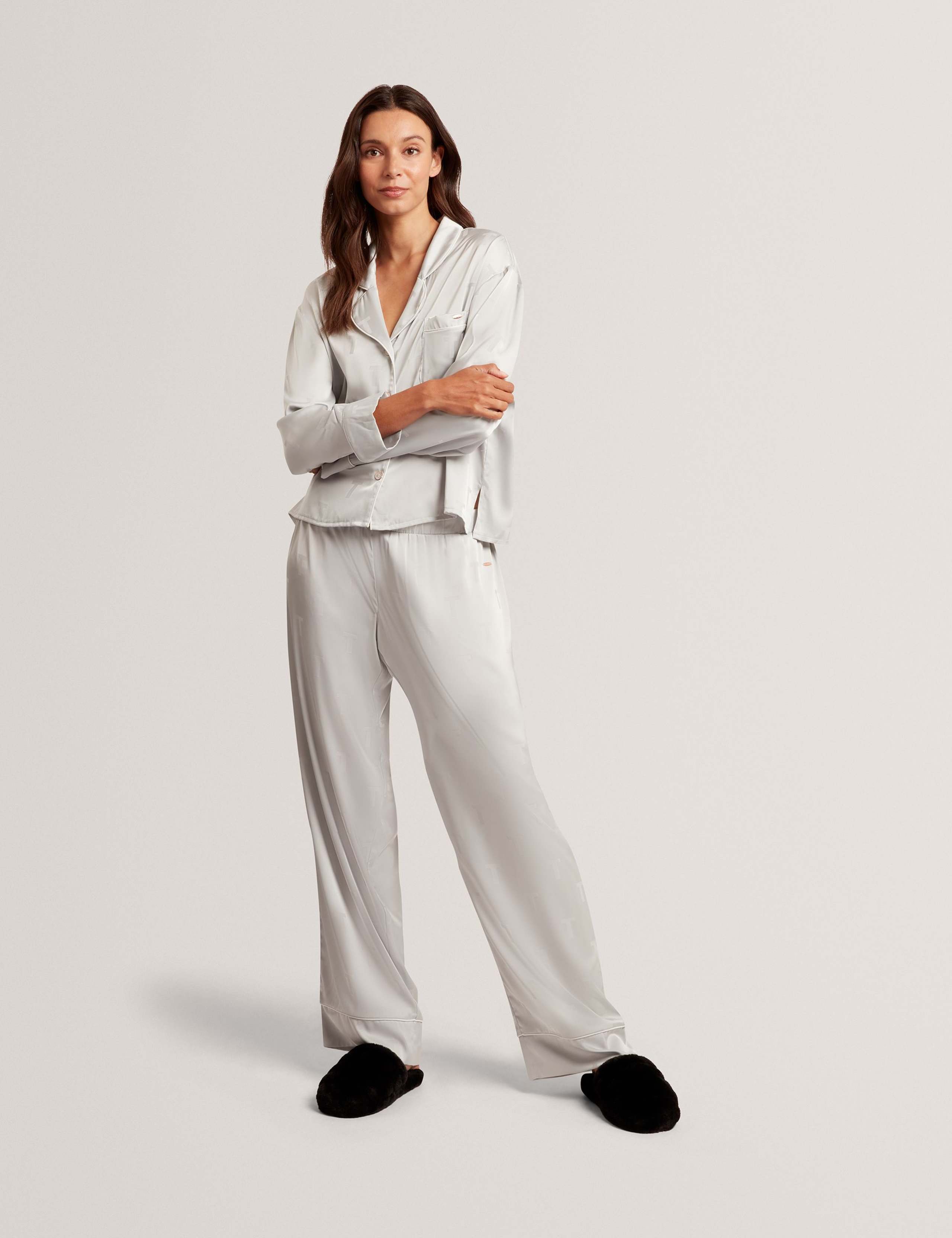 Faux Fur Round Toe Mule Slippers 4 of 4