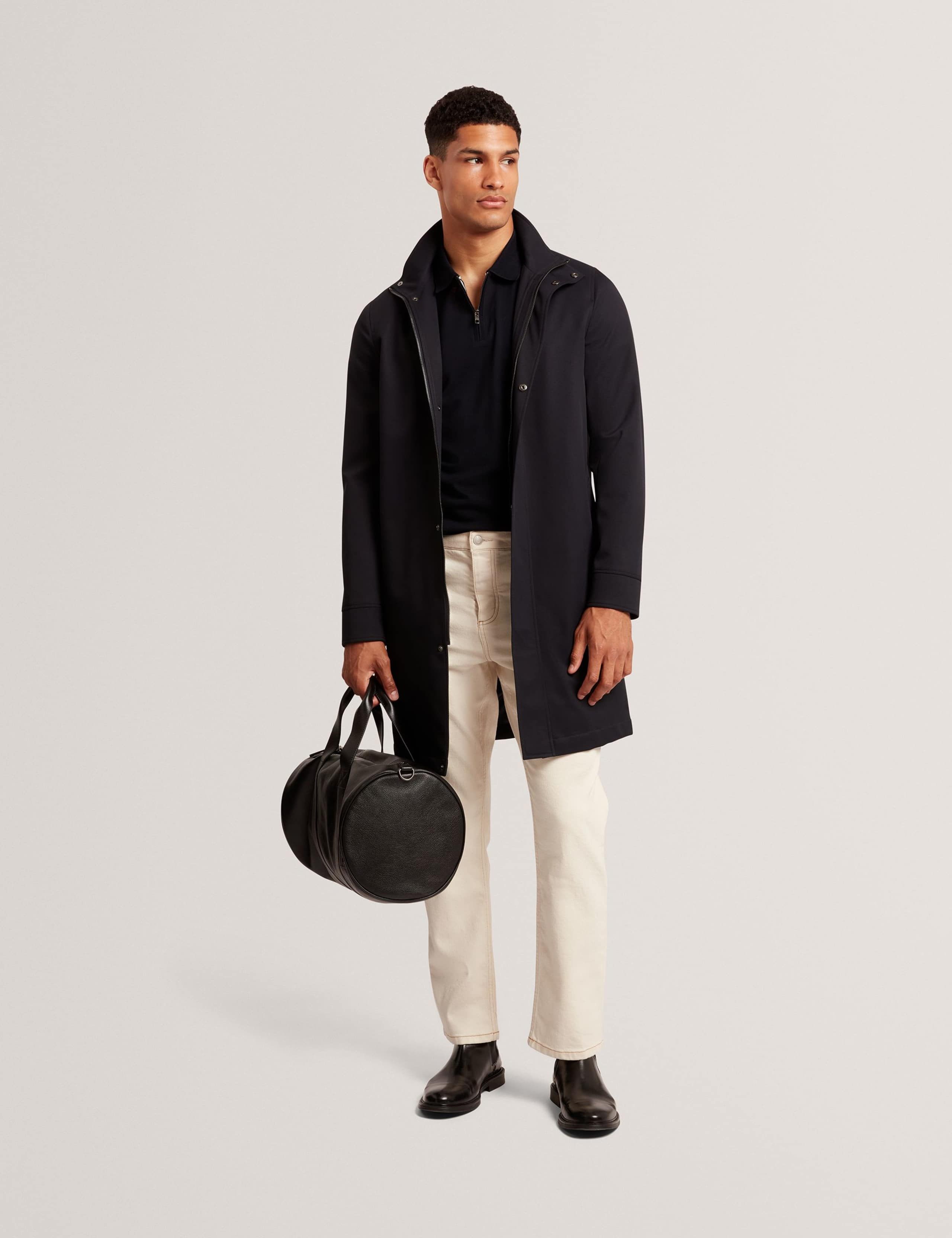 Pure Cotton Half Zip Polo Shirt 2 of 4