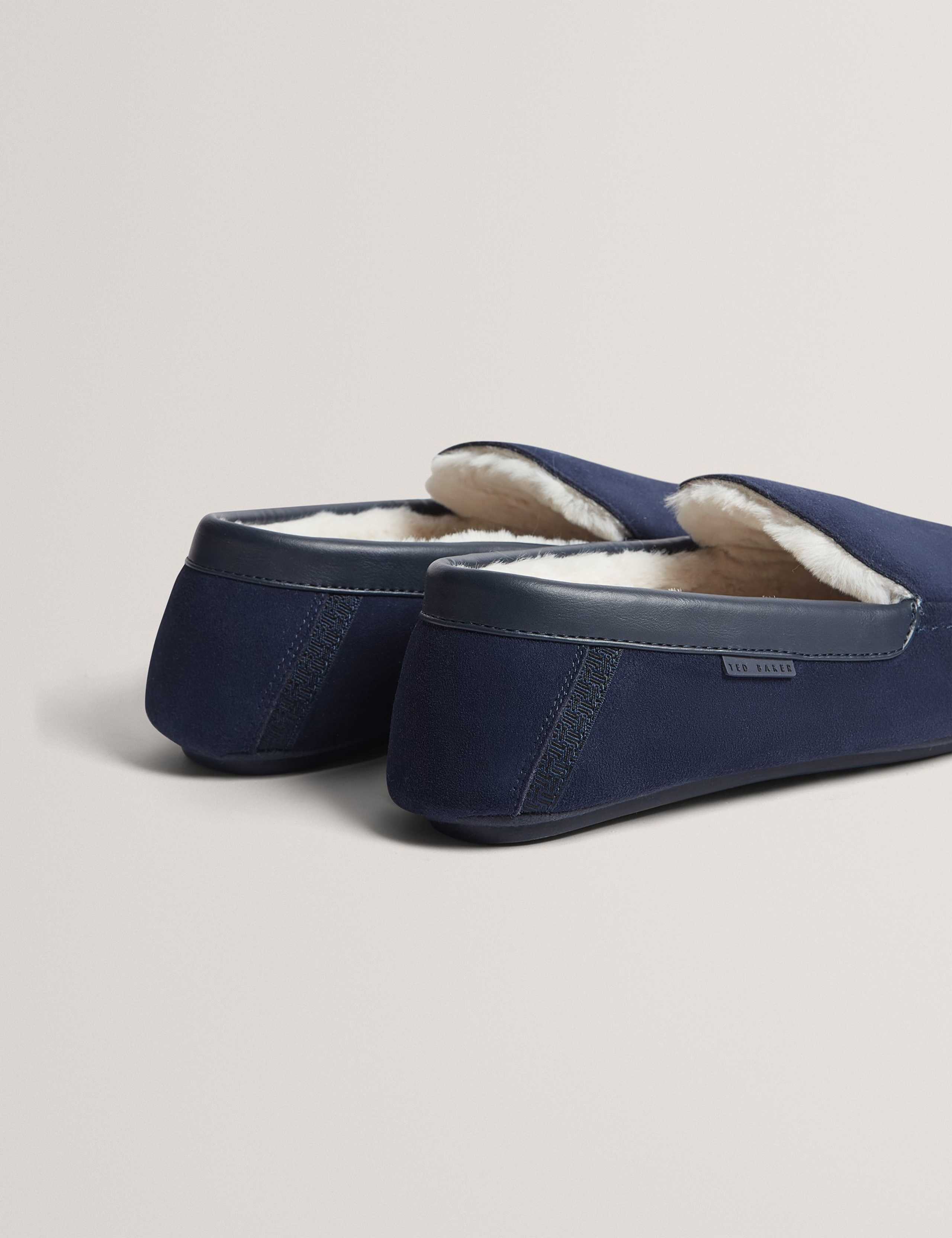 Suede Moccasin Slippers 3 of 4