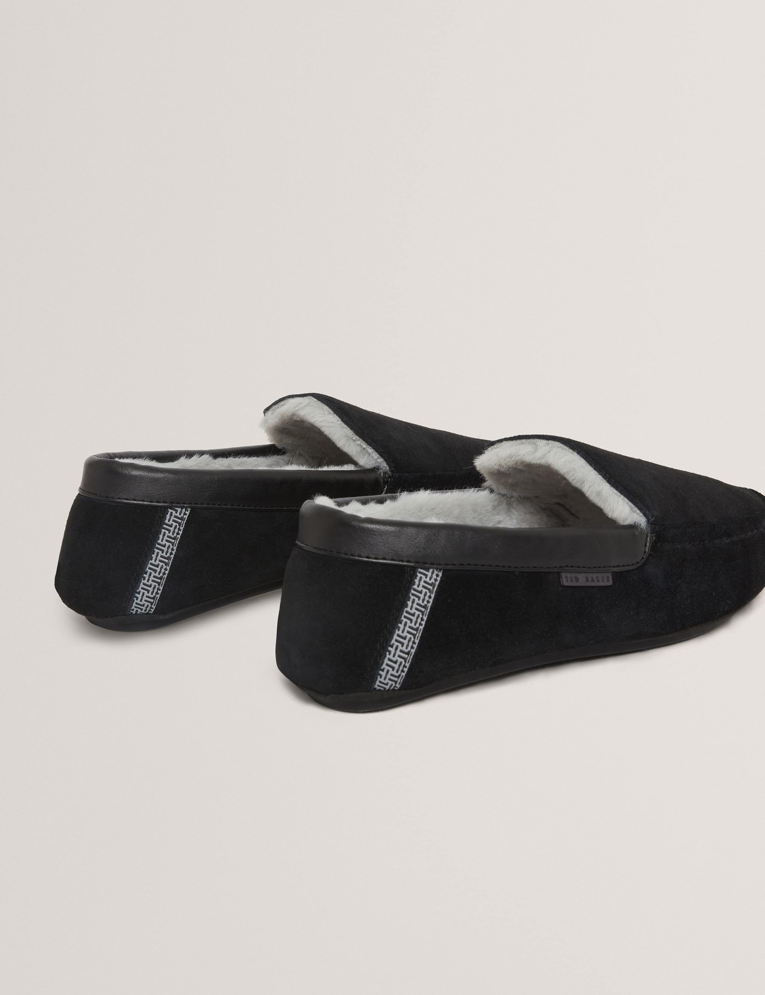 Suede Moccasin Slippers 2 of 3
