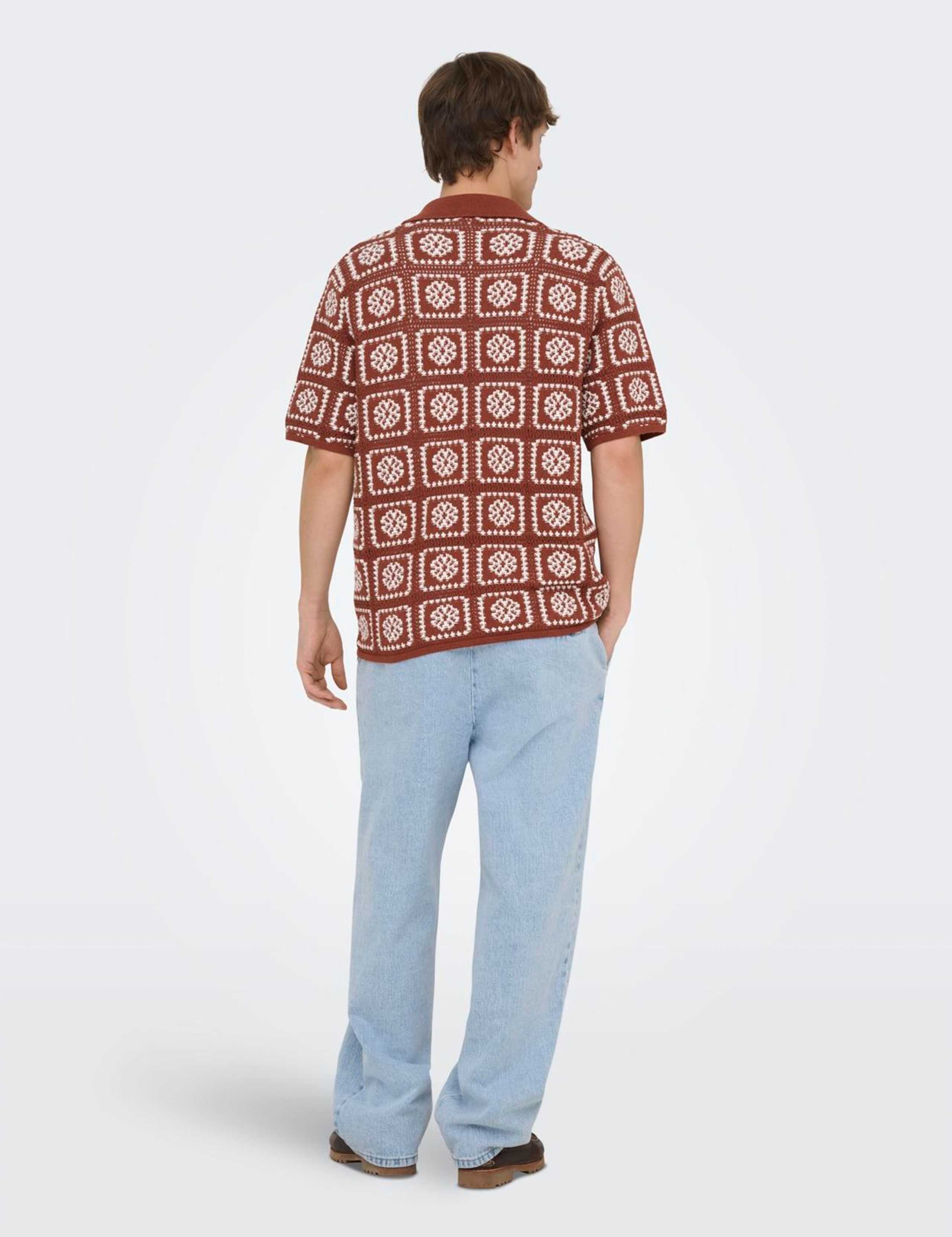 Pure Cotton Textured Knitted Shirt 7 of 7