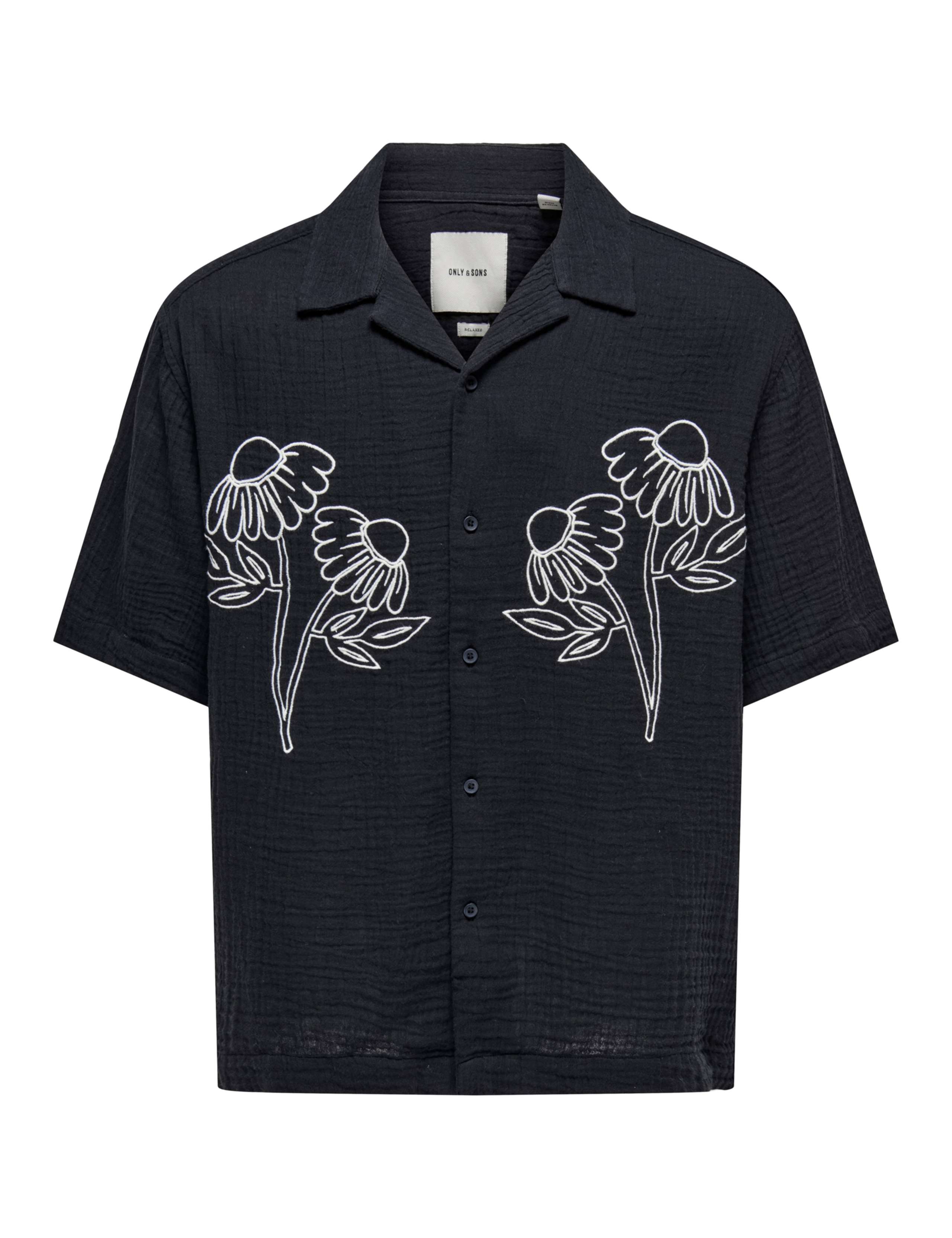 Relaxed Fit Pure Cotton Embroidered Shirt | ONLY & SONS | M&S