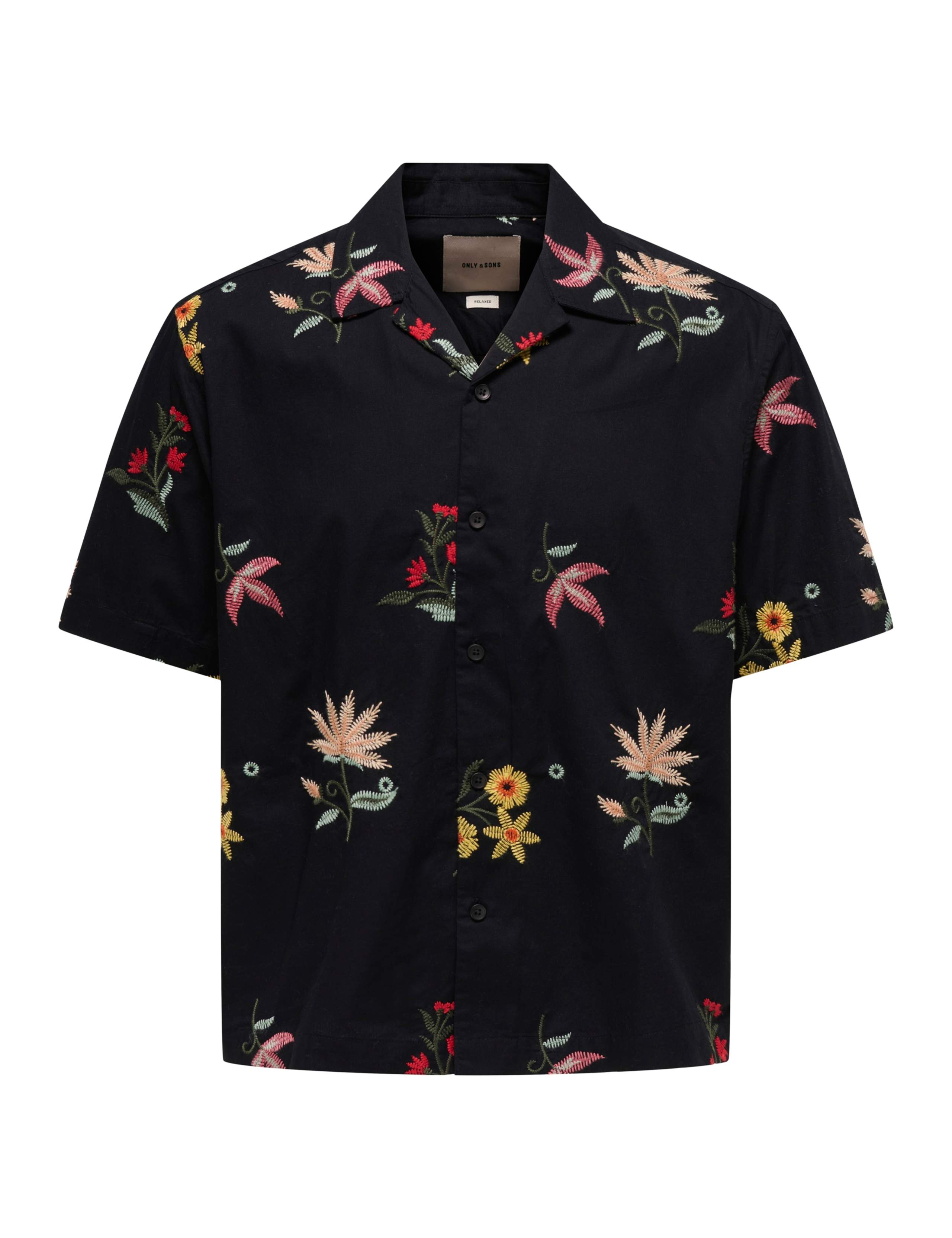 Pure Cotton Relaxed Fit Embroidered Shirt 1 of 2