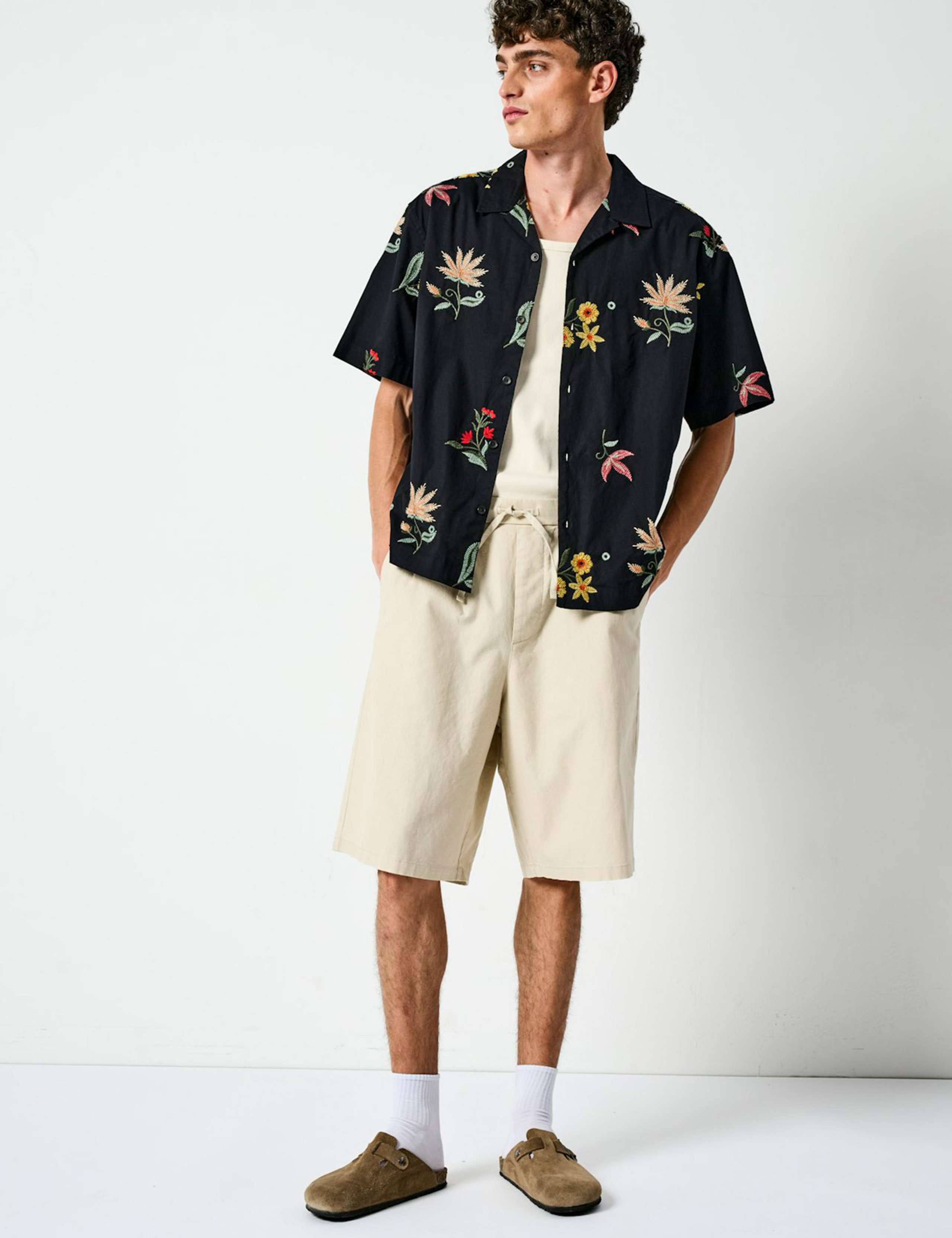 Pure Cotton Relaxed Fit Embroidered Shirt 4 of 4