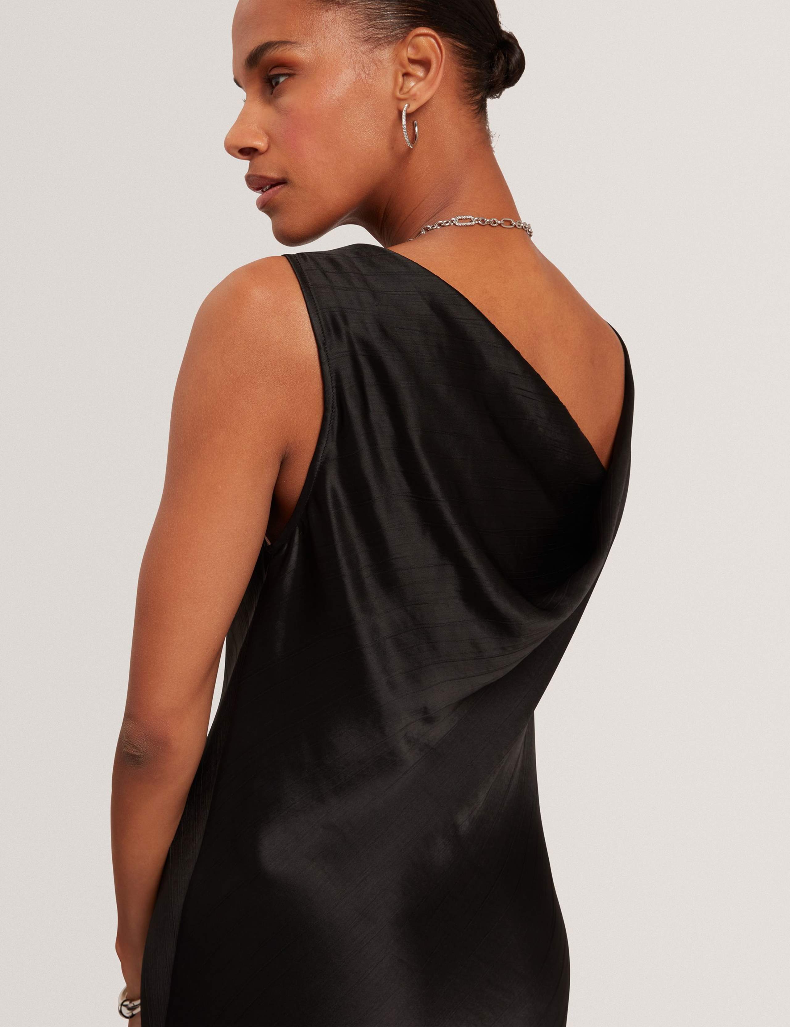 Cowl Neck Midi Slip Dress 4 of 4
