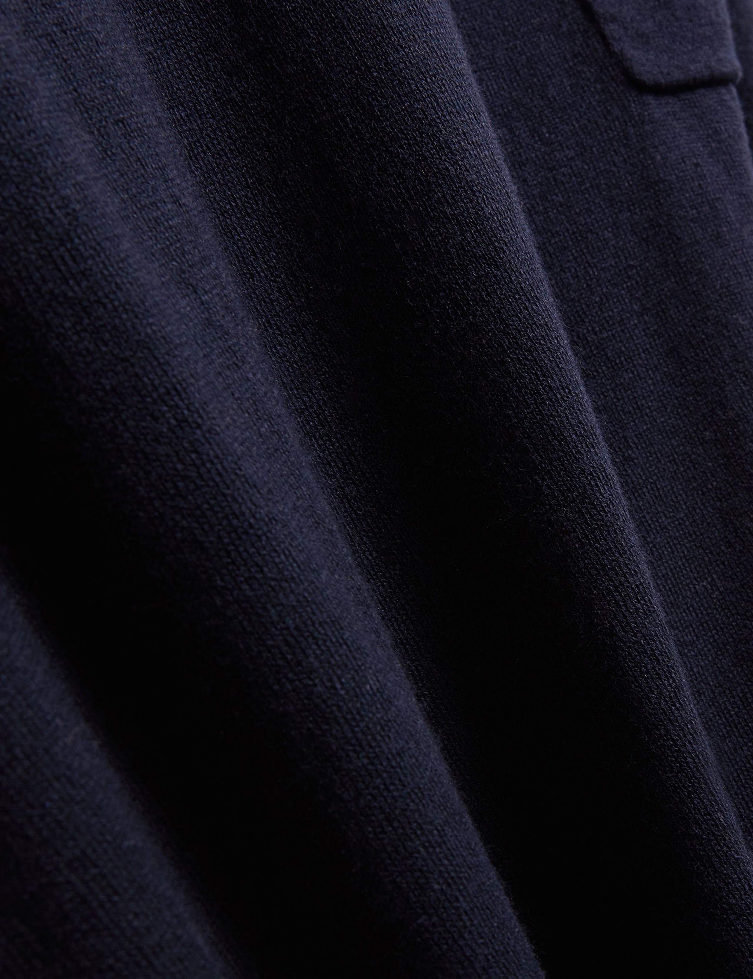 Merino Wool Rich Tipped Crew Neck T-Shirt 6 of 6