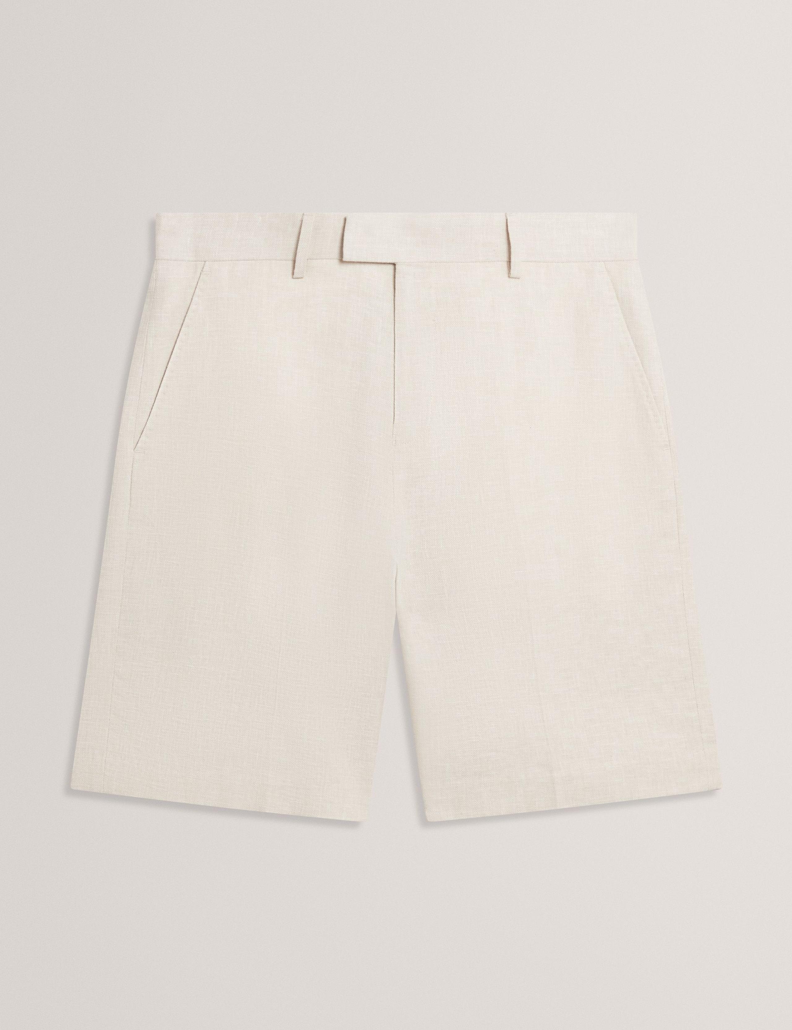 Regular Fit Linen Rich Chino Shorts 4 of 7