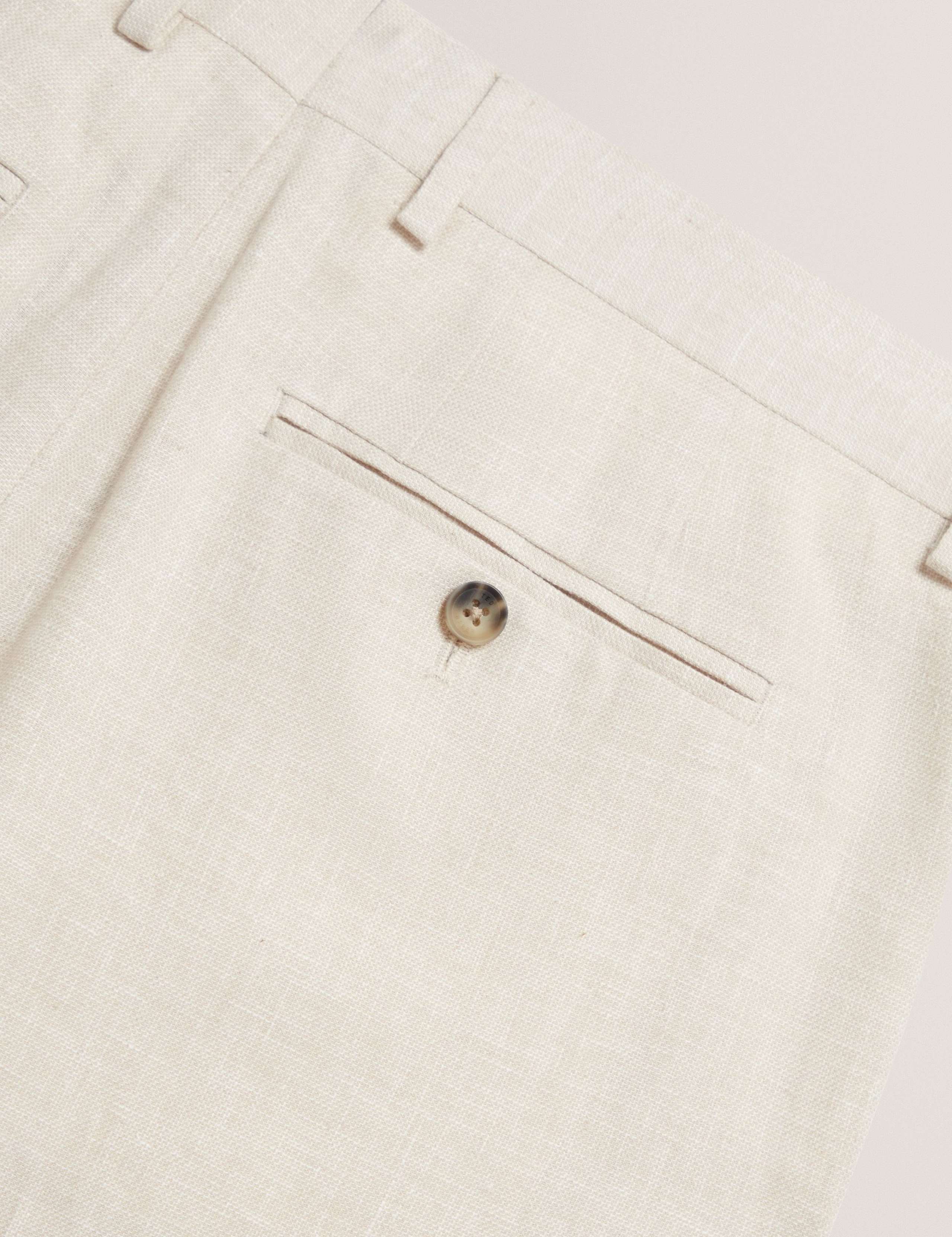 Regular Fit Linen Rich Chino Shorts 5 of 7