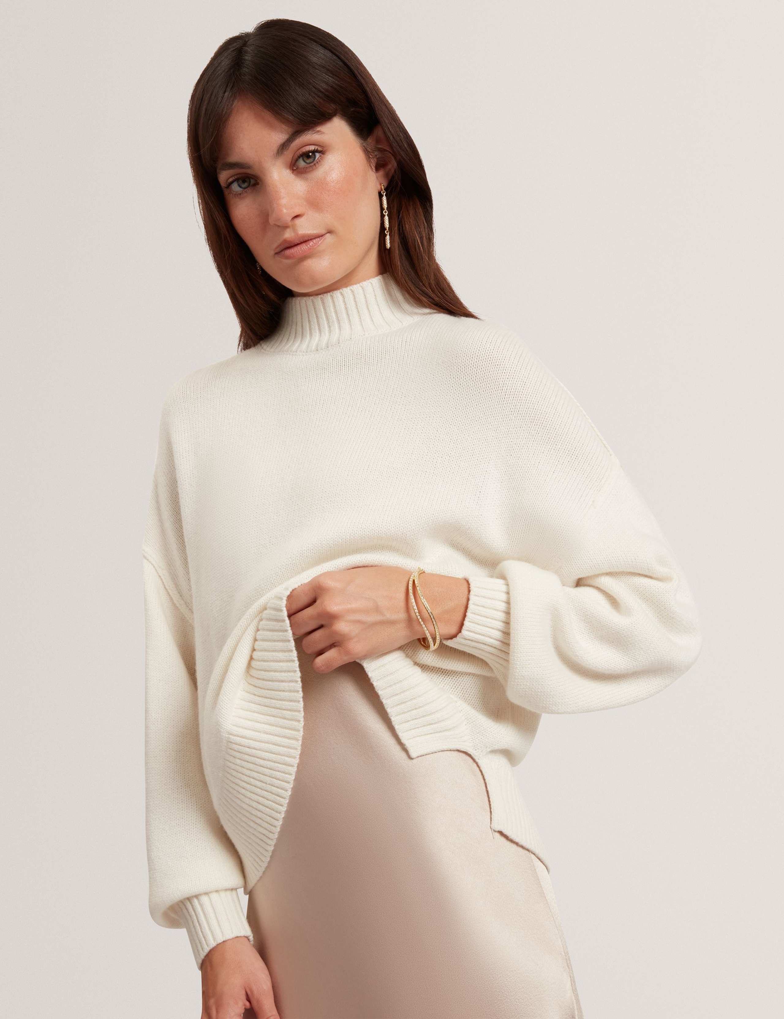 2 in 1 Knitted Jumper with Slip Dress 3 of 4