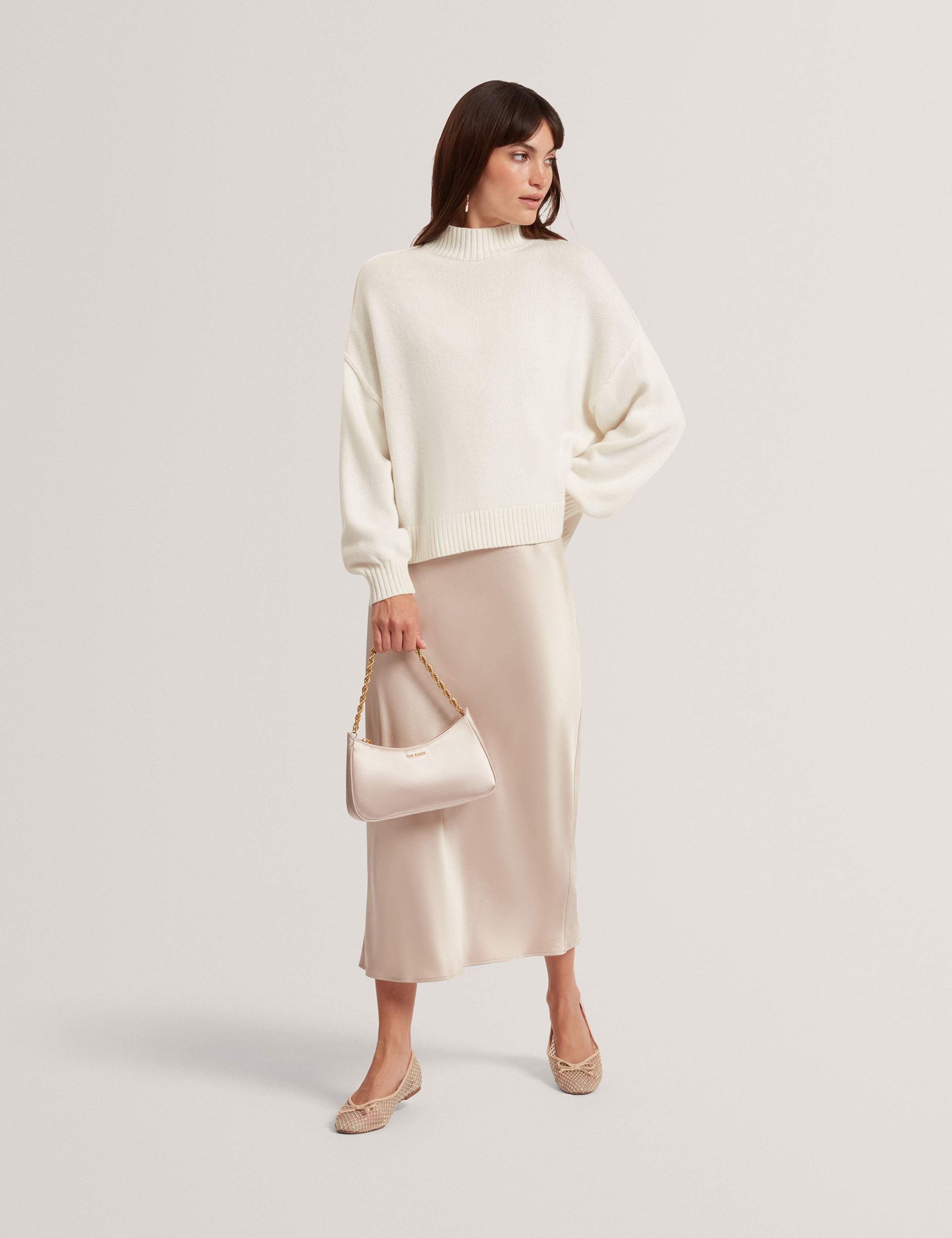 2 in 1 Knitted Jumper with Slip Dress 4 of 4