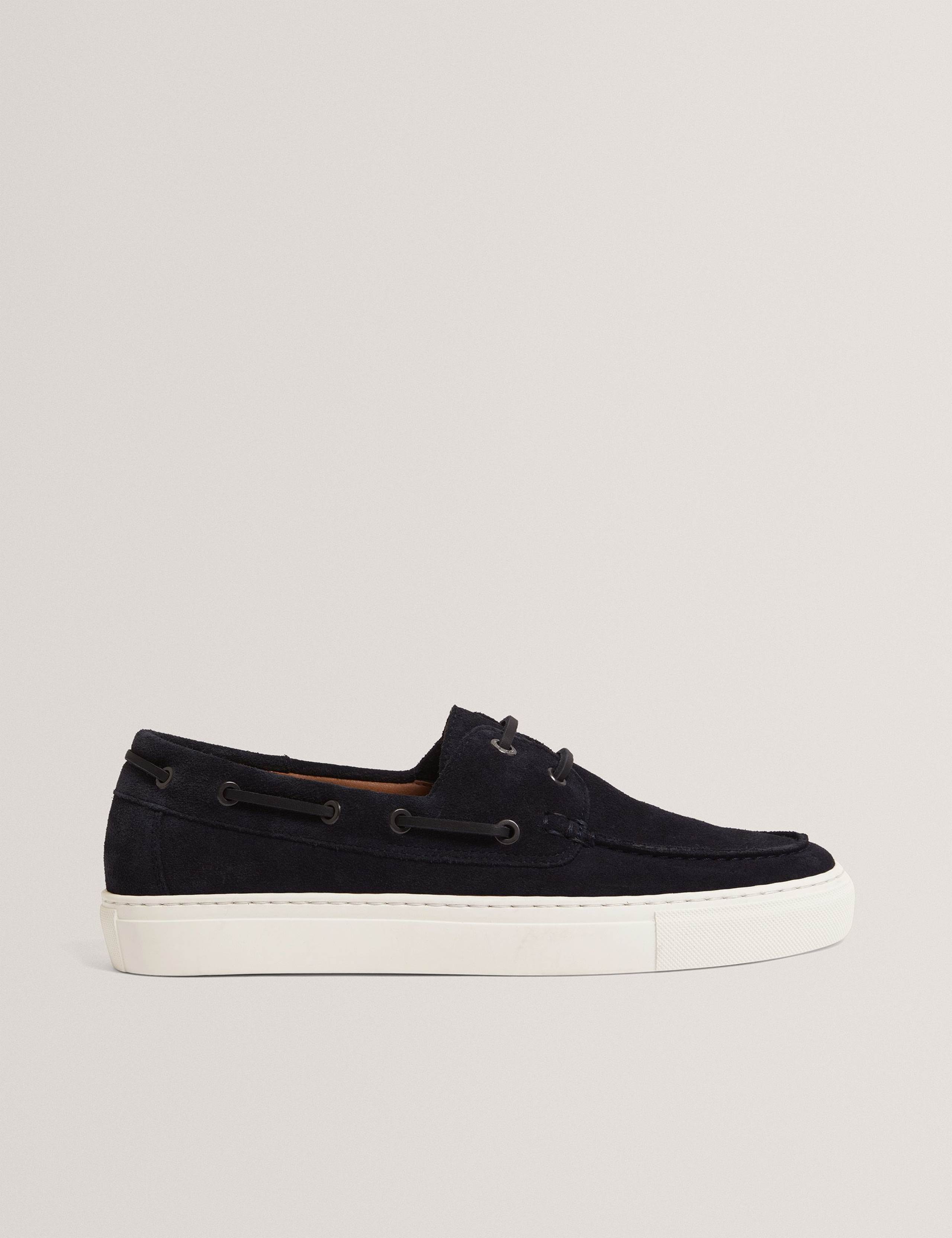 Suede Slip On Boat Shoes 2 of 5