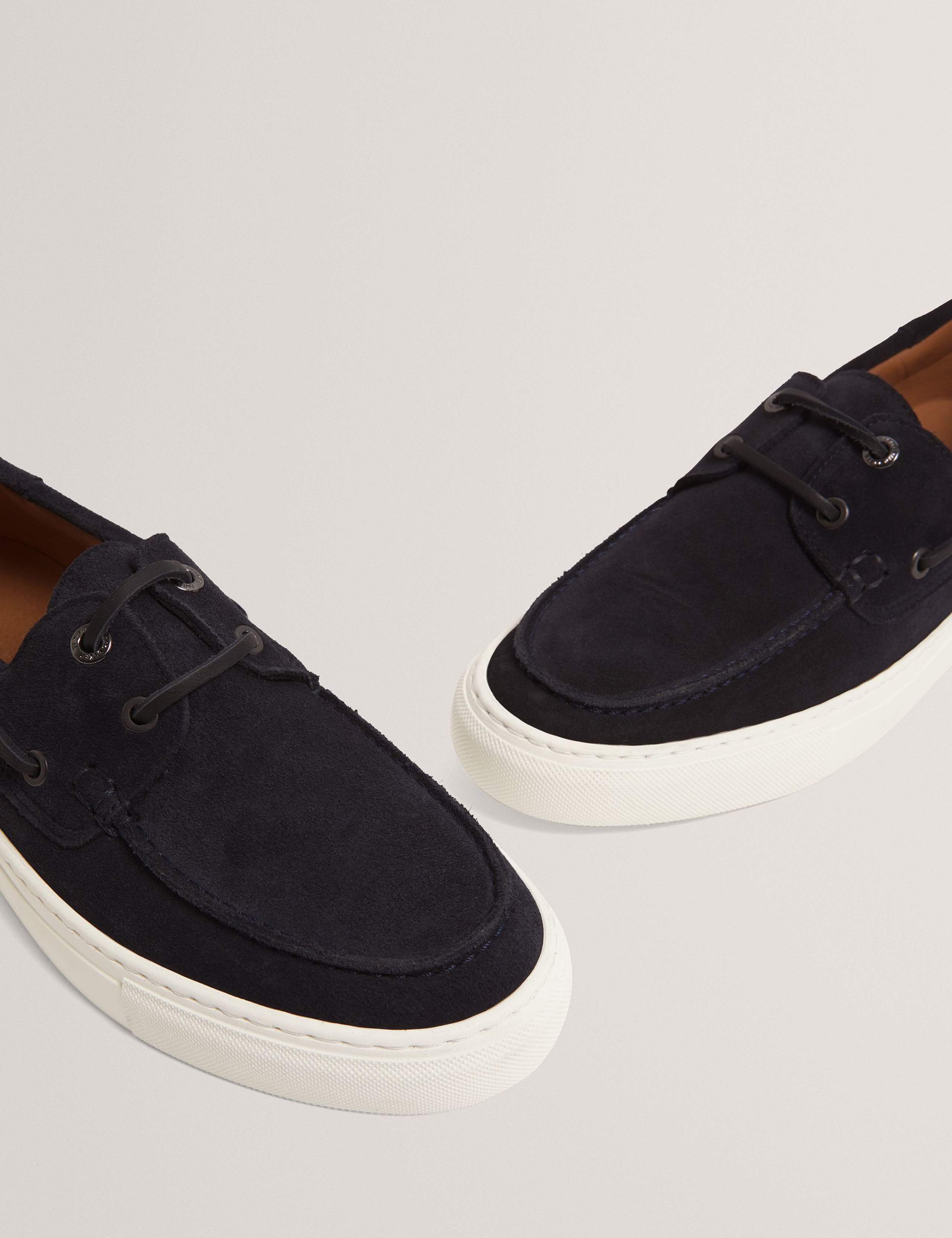 Suede Slip On Boat Shoes 4 of 5