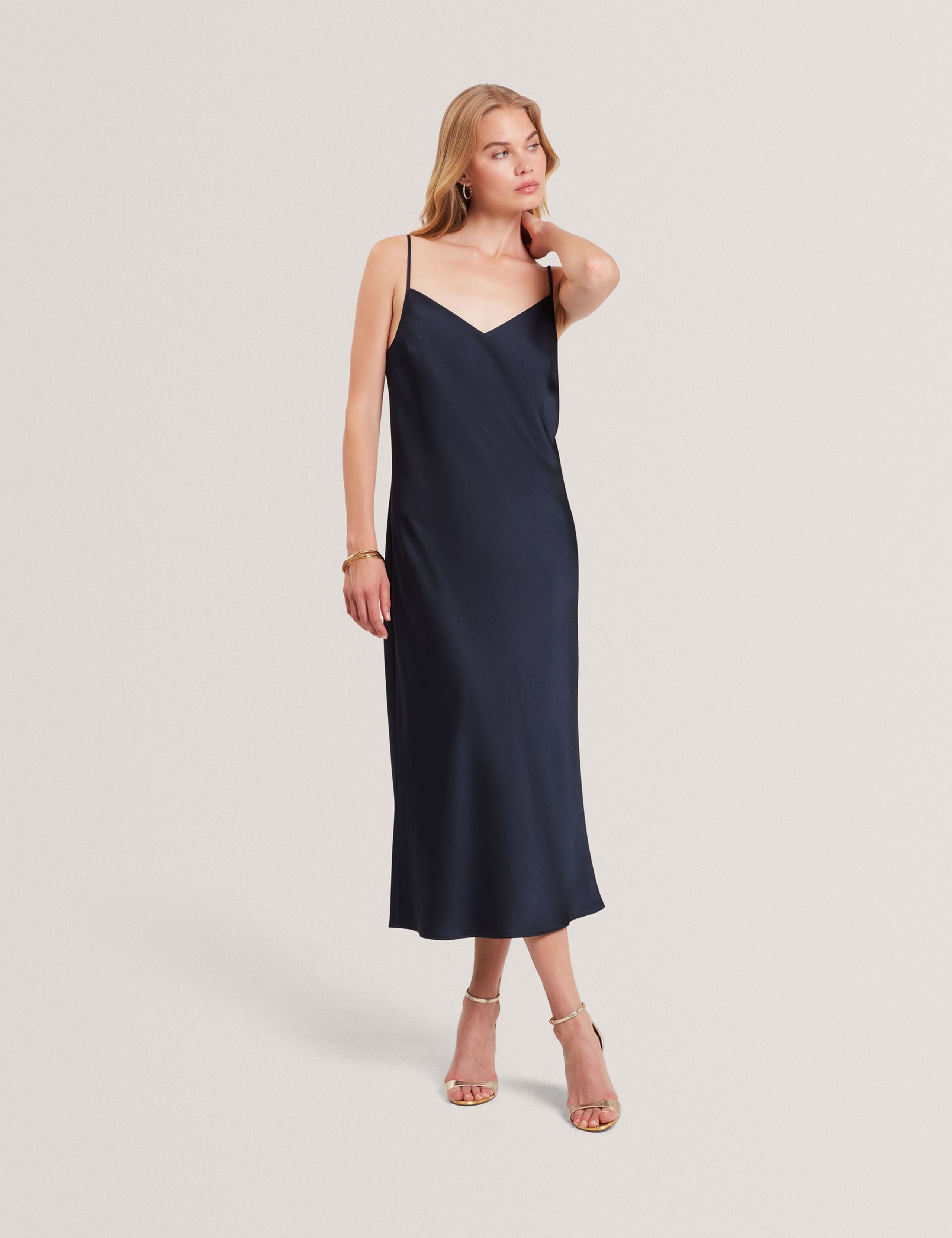 2 in 1 Slip Dress with Knitted Top 4 of 4