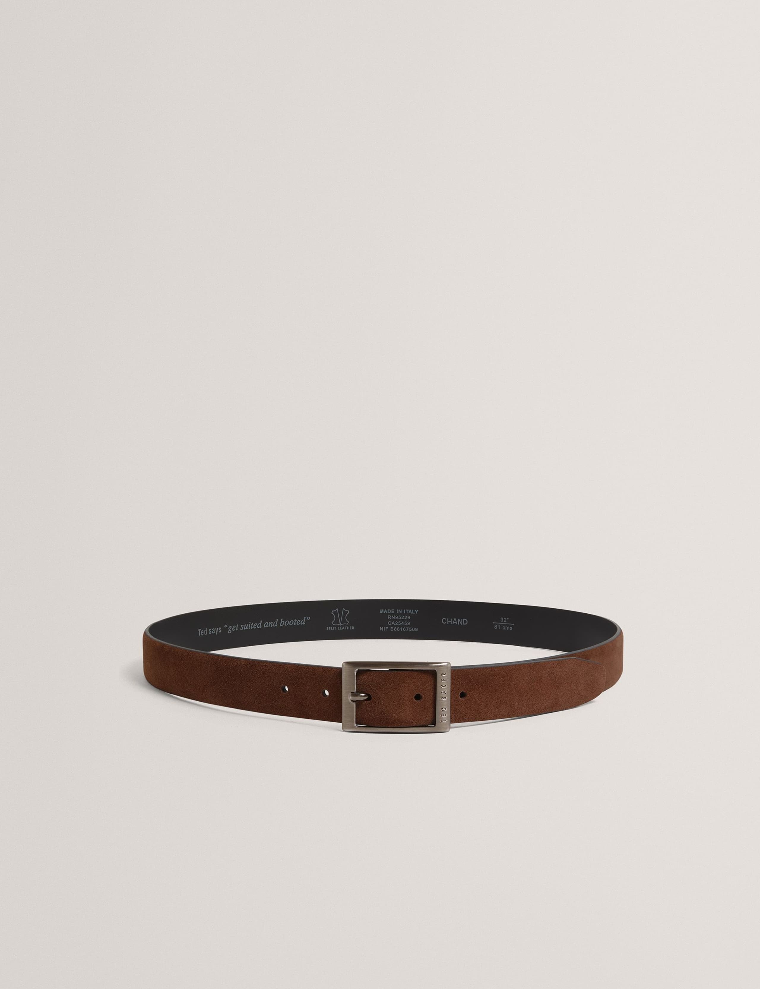 Nubuck Leather Belt 1 of 4